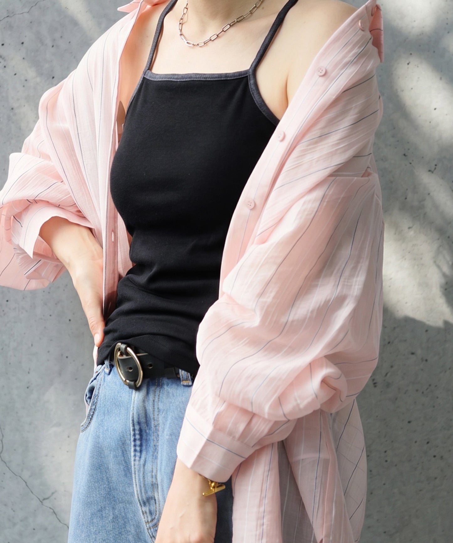 Camisole With Built-In Cups, Color-Blocked Design Ladies