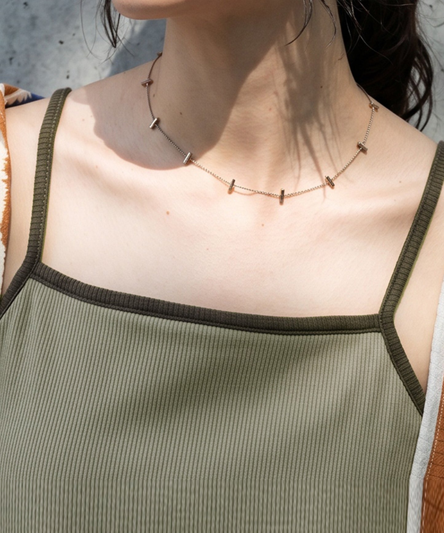 Camisole With Built-In Cups, Color-Blocked Design Ladies