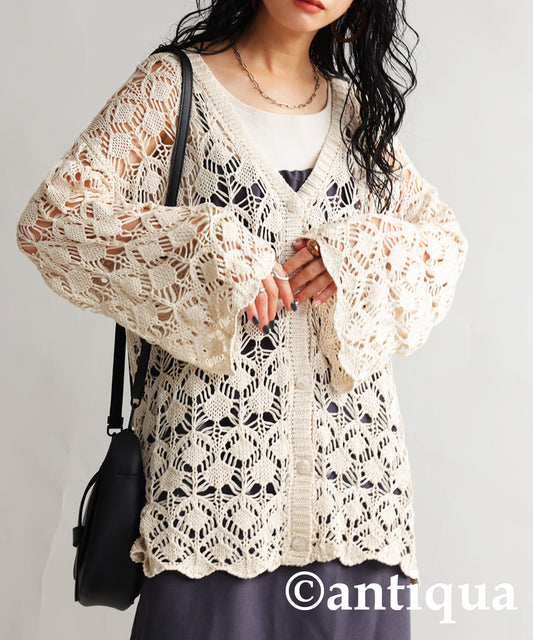 Crochet Knitting Cardigan Ladies