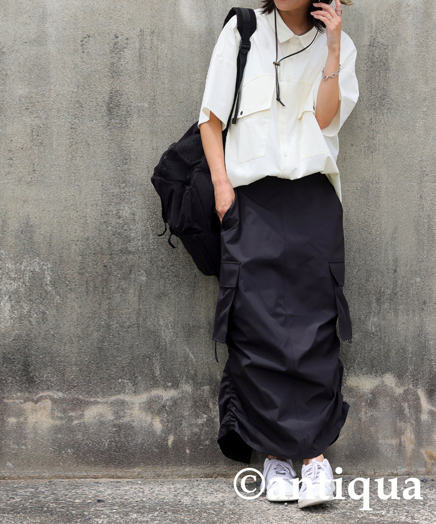 Cargo Military Skirt Ladies