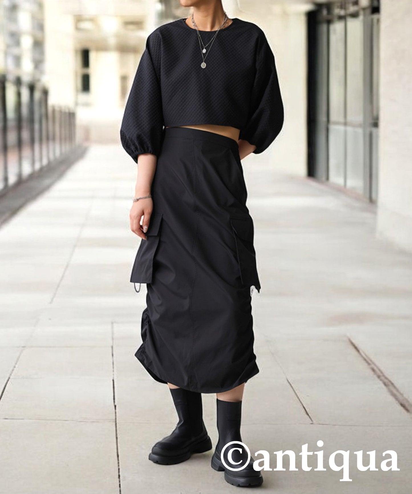 Cargo Military Skirt Ladies