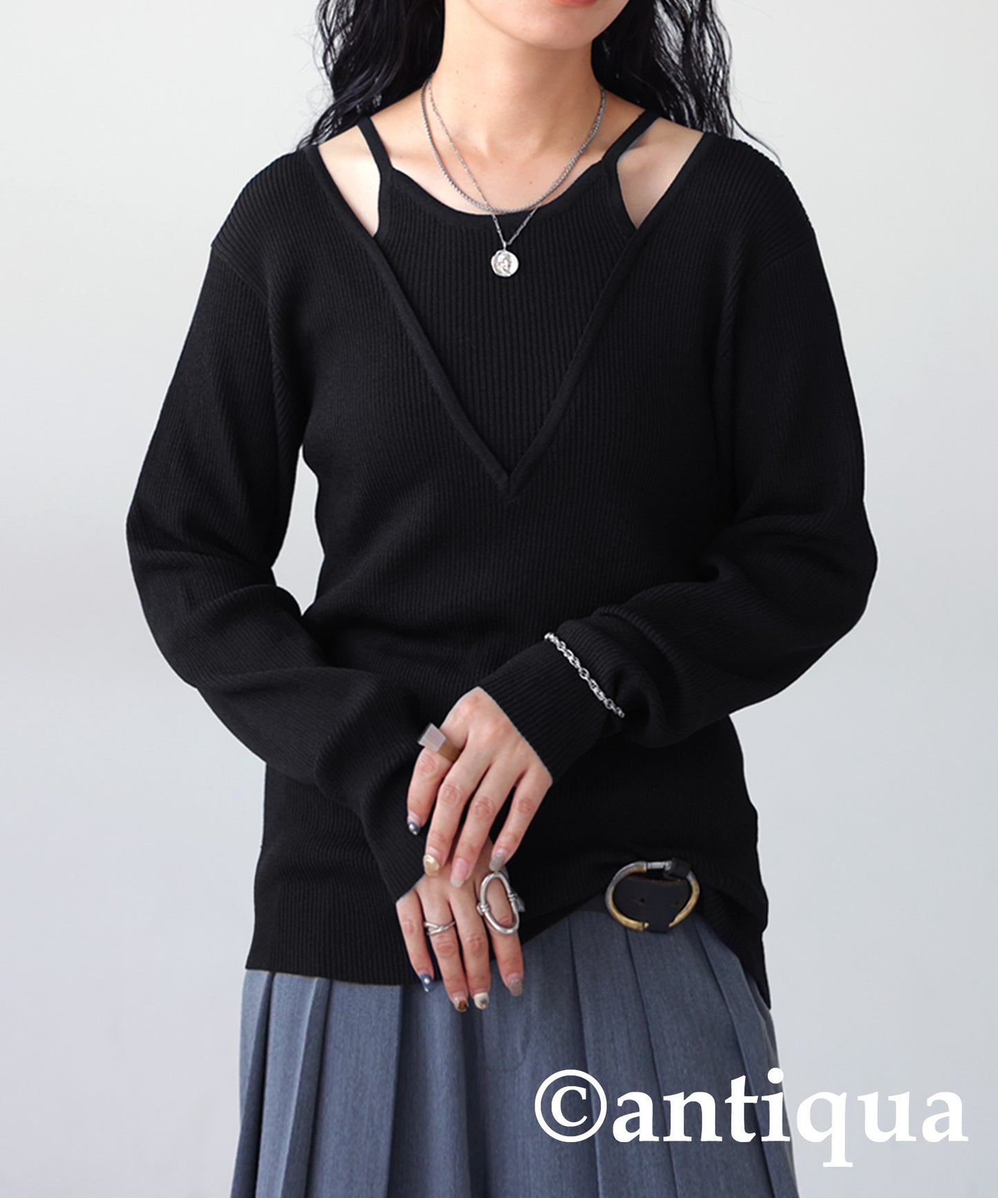 Layard style knit tops Ladies