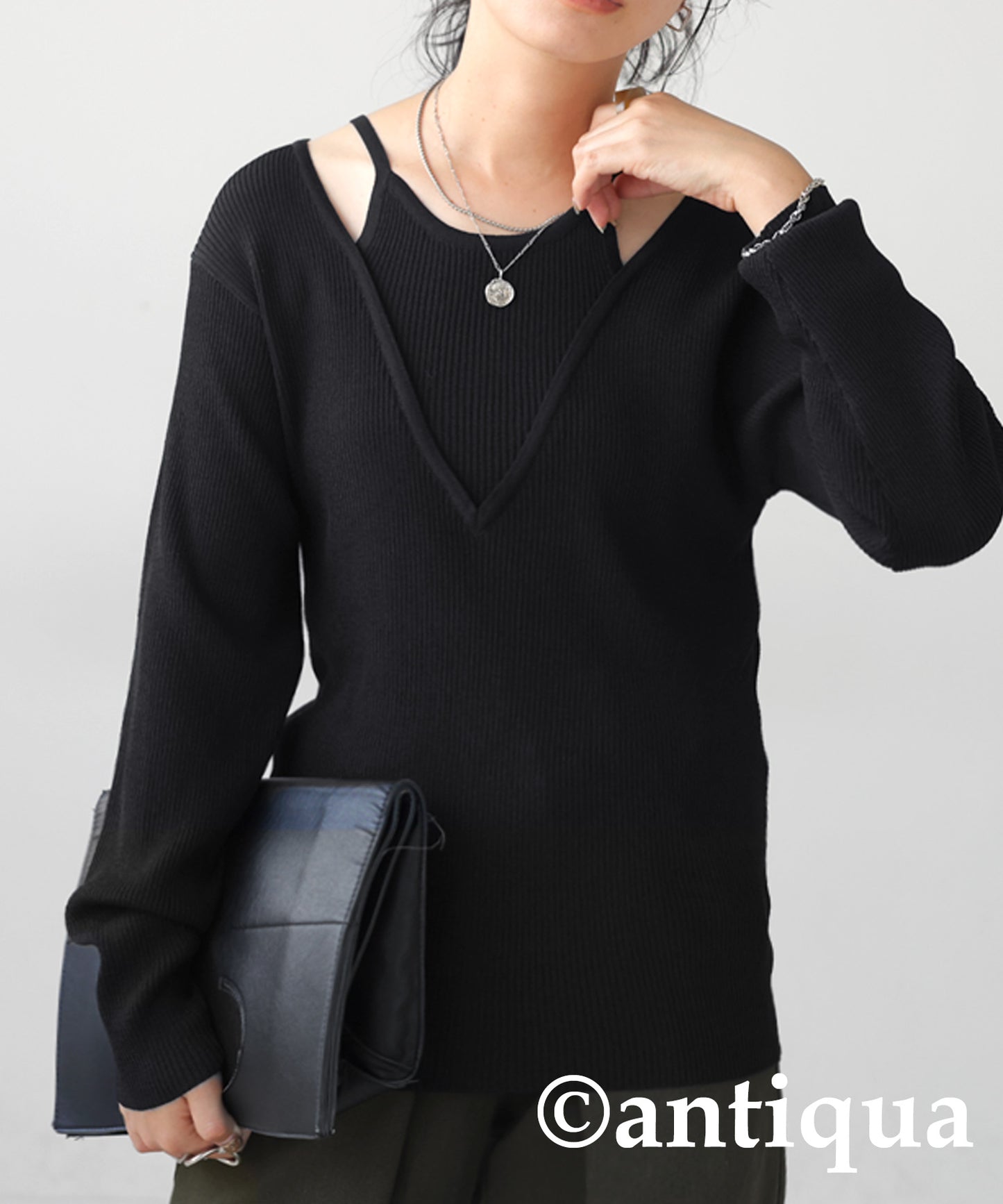 Layard style knit tops Ladies