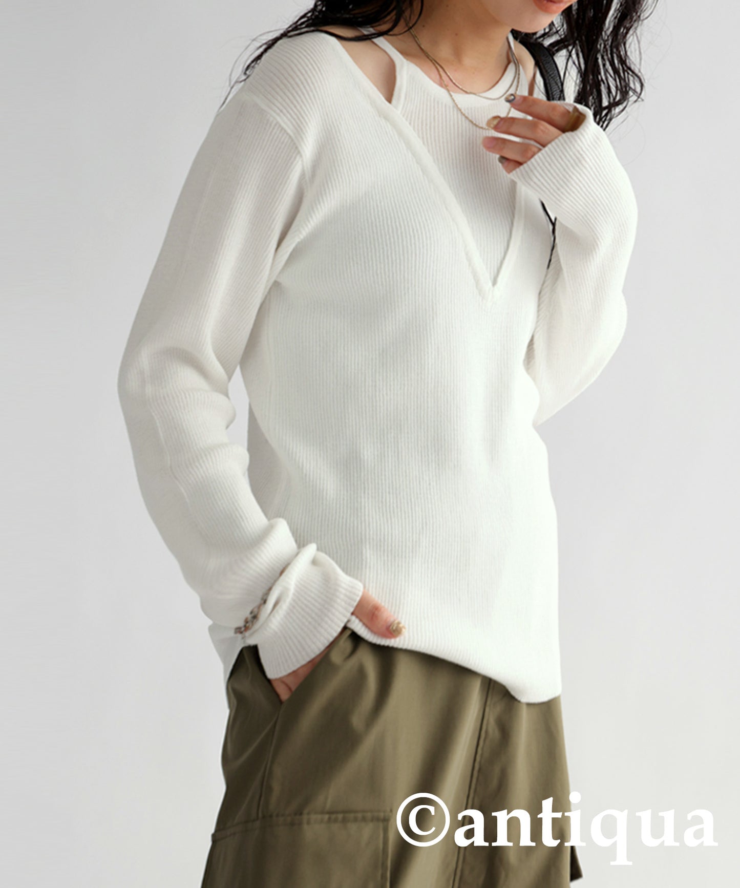 Layard style knit tops Ladies