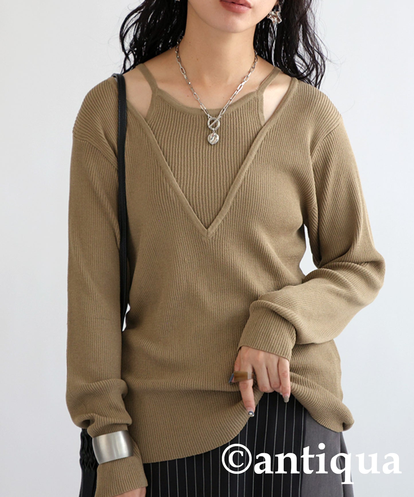 Layard style knit tops Ladies