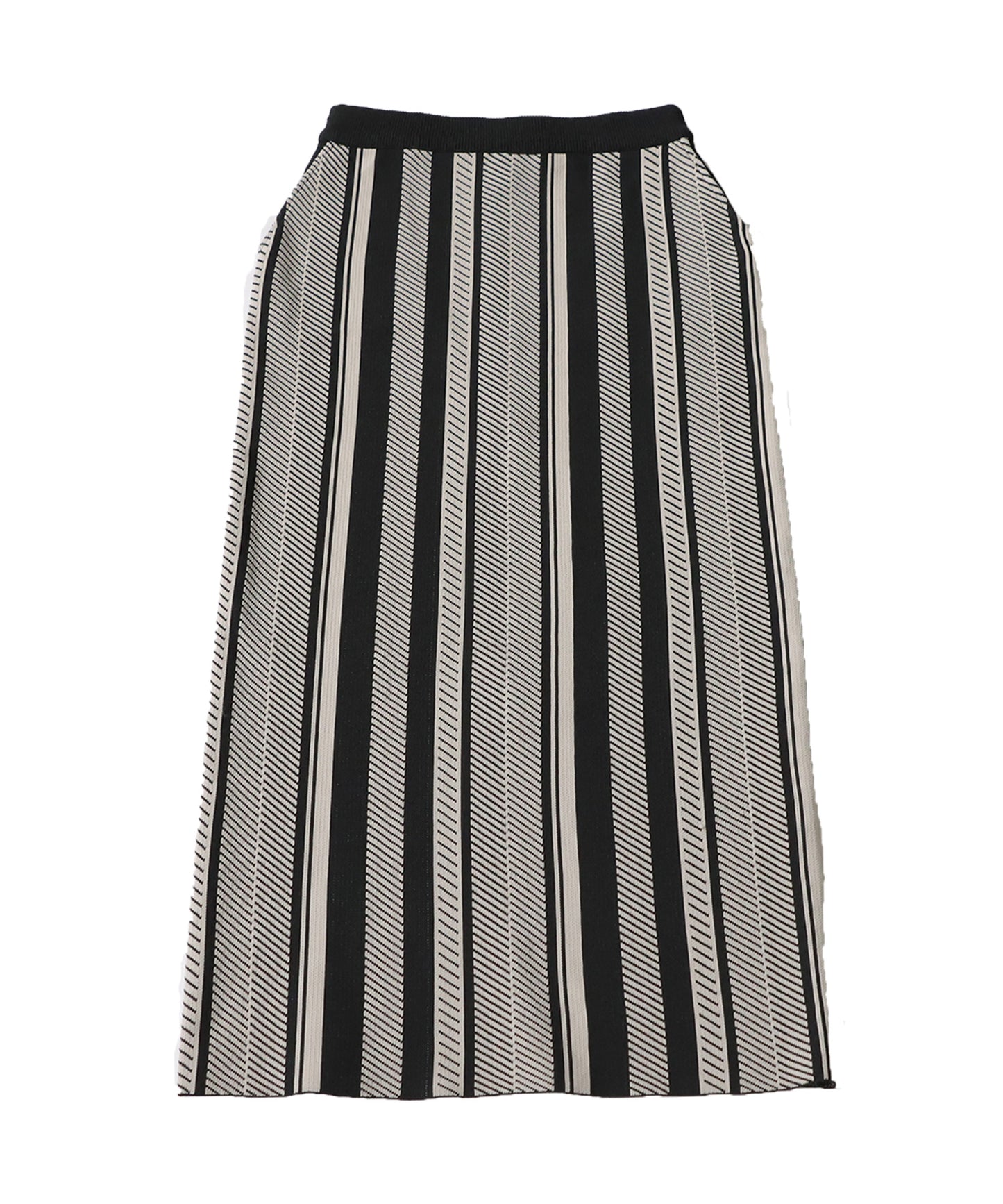 Stripe Knit Skirt Ladies