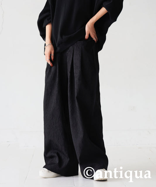 Jacquard Wide Pants Ladies