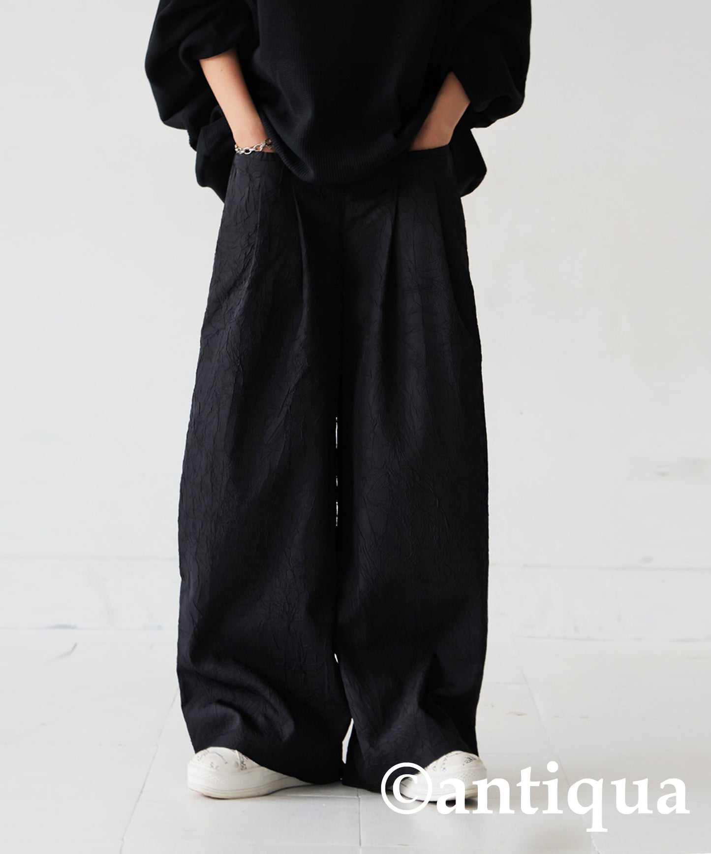 Jacquard Wide Pants Ladies