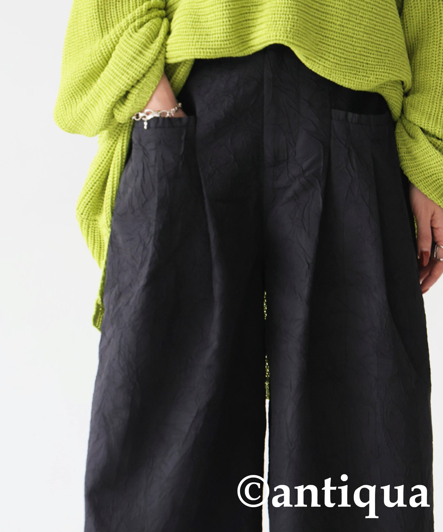 Jacquard Wide Pants Ladies