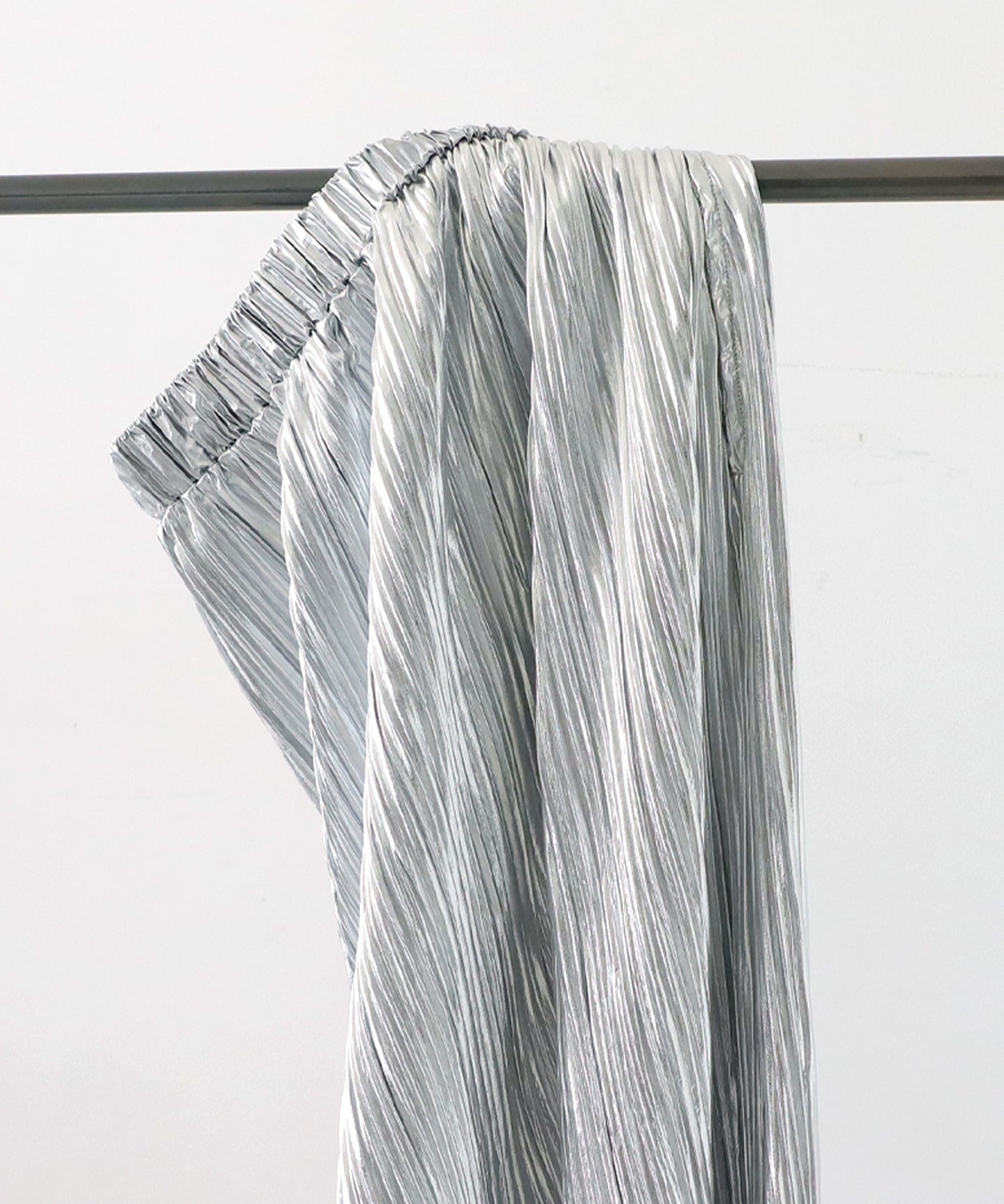 Silver Pleated Skirt Ladies