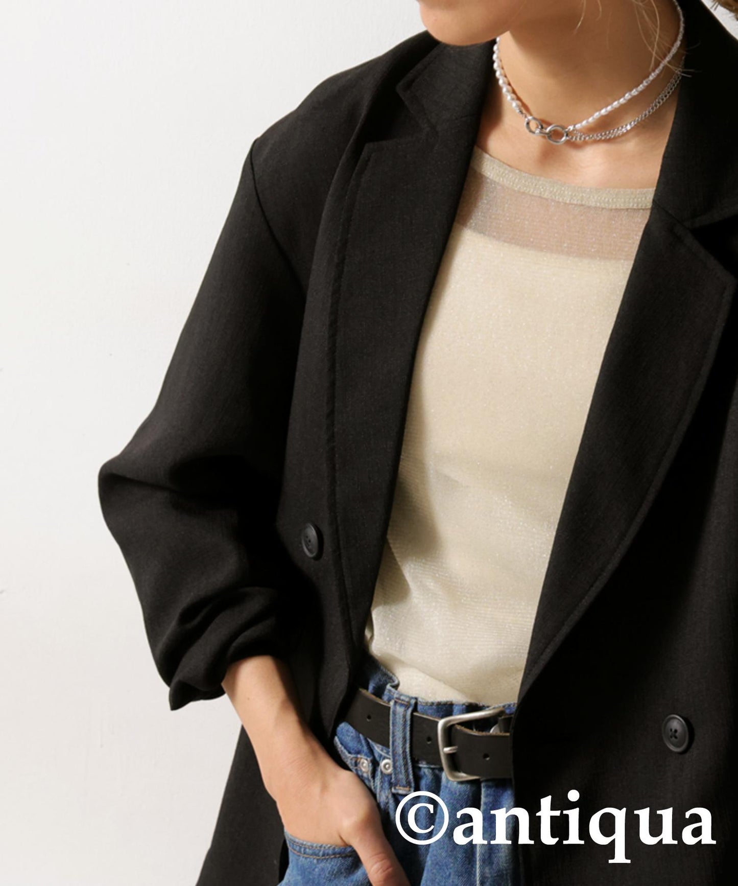 Sheer Glitter Tops Ladies