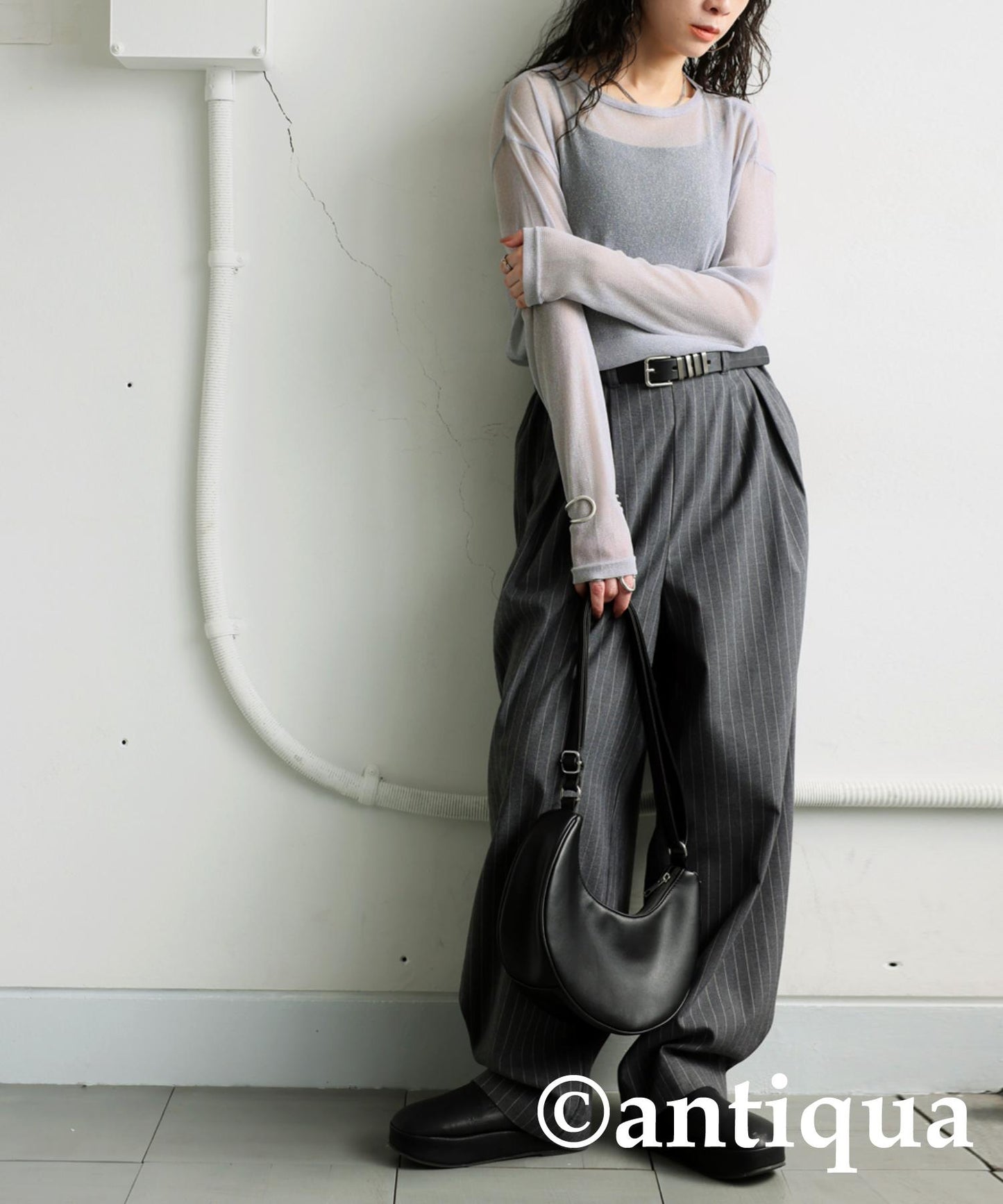 Sheer Glitter Tops Ladies