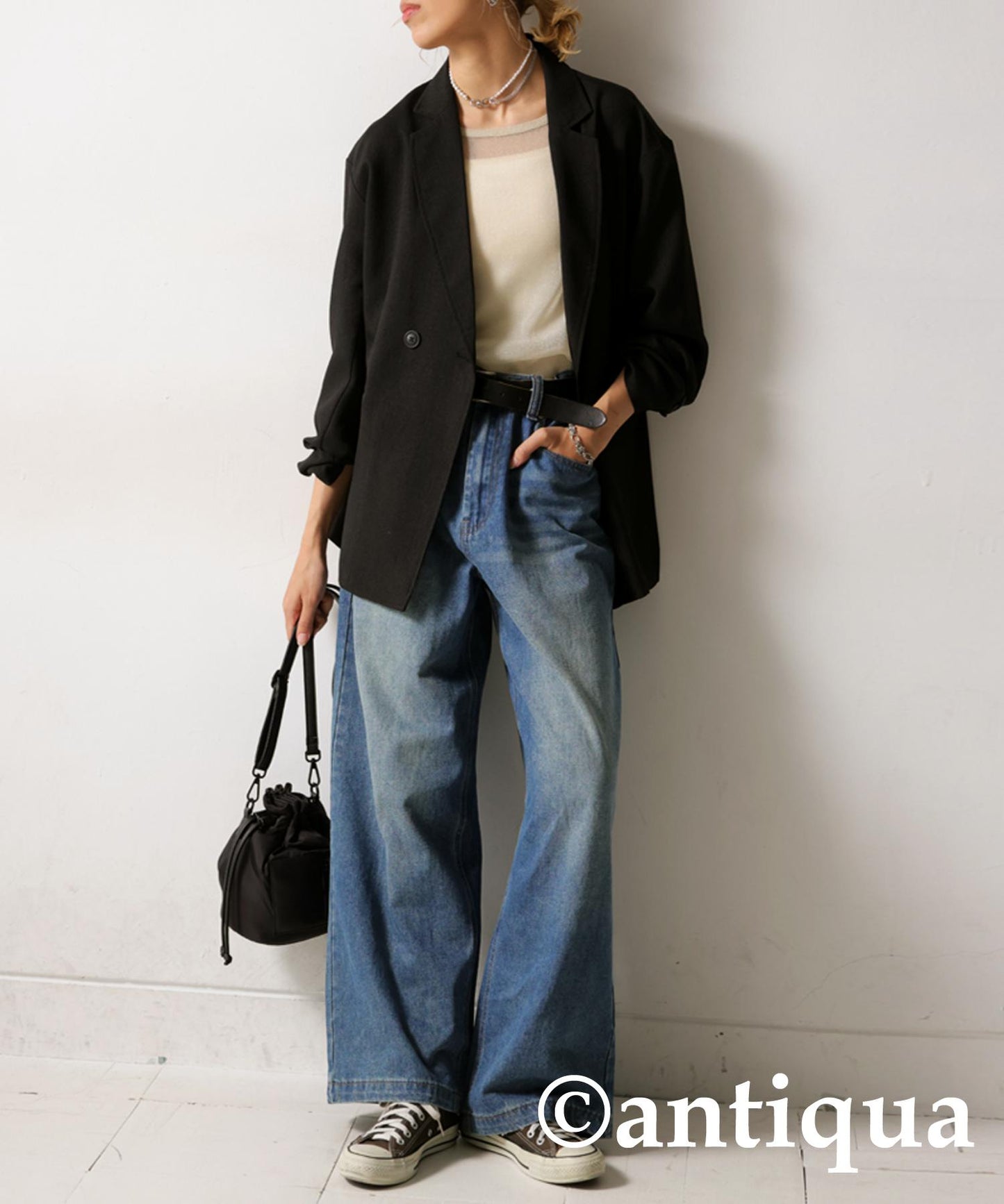 Sheer Glitter Tops Ladies