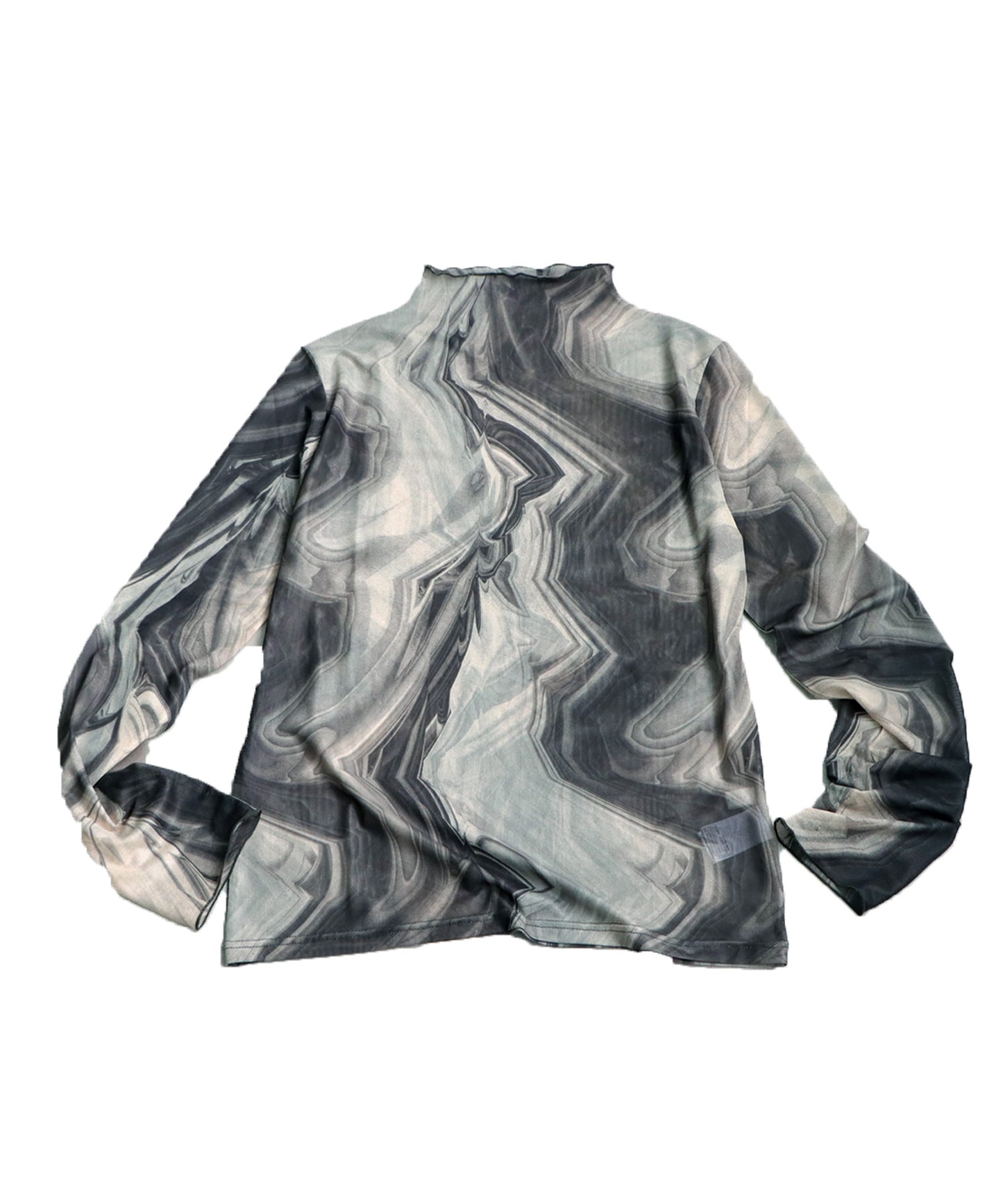 Nuance Pattern Sheer top Ladies