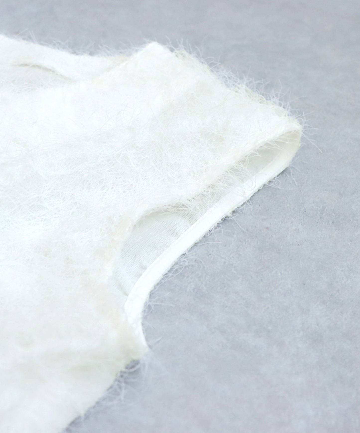 Double Zip Shaggy Vest Ladies