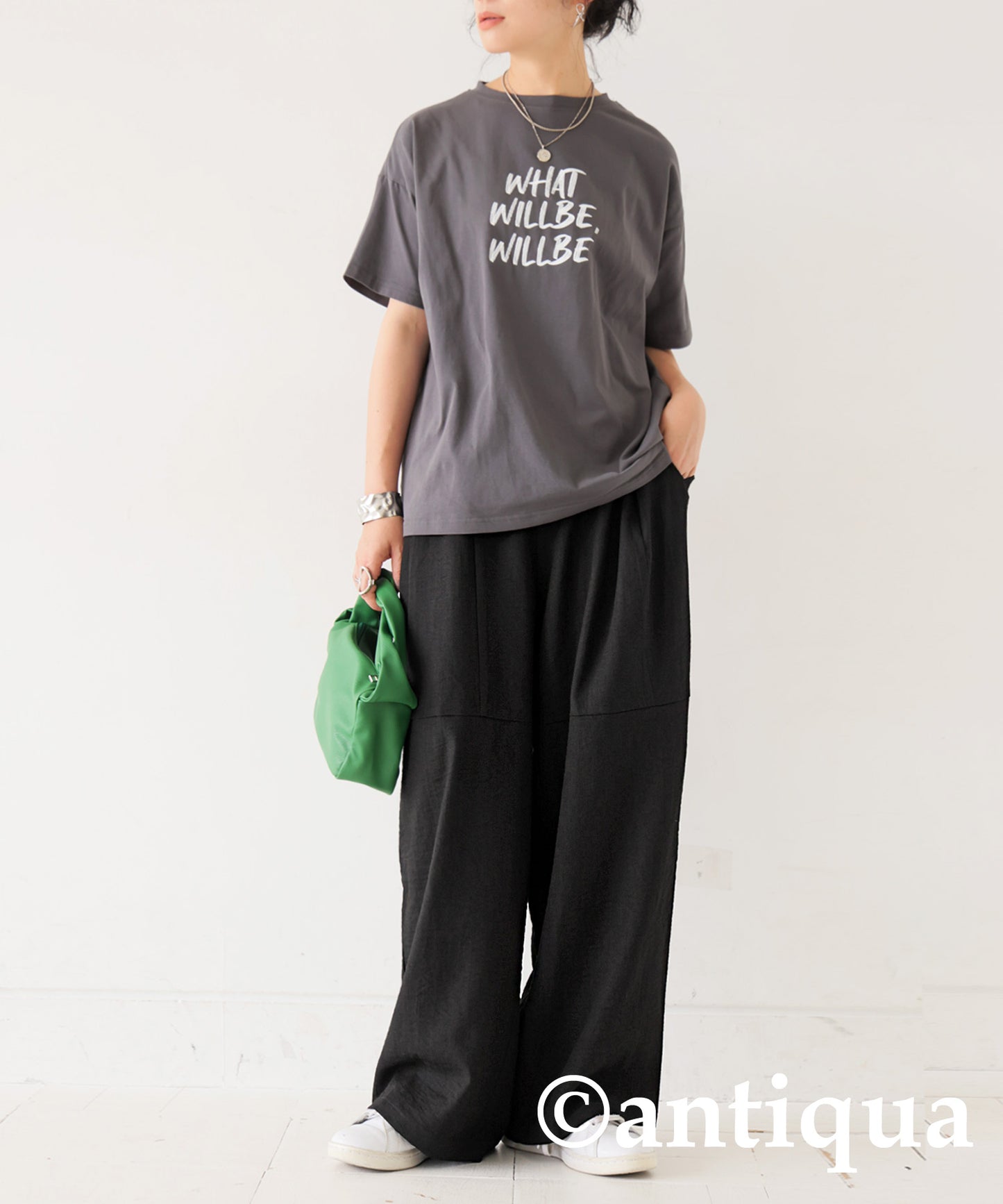 Rayon Wide Pants Ladies