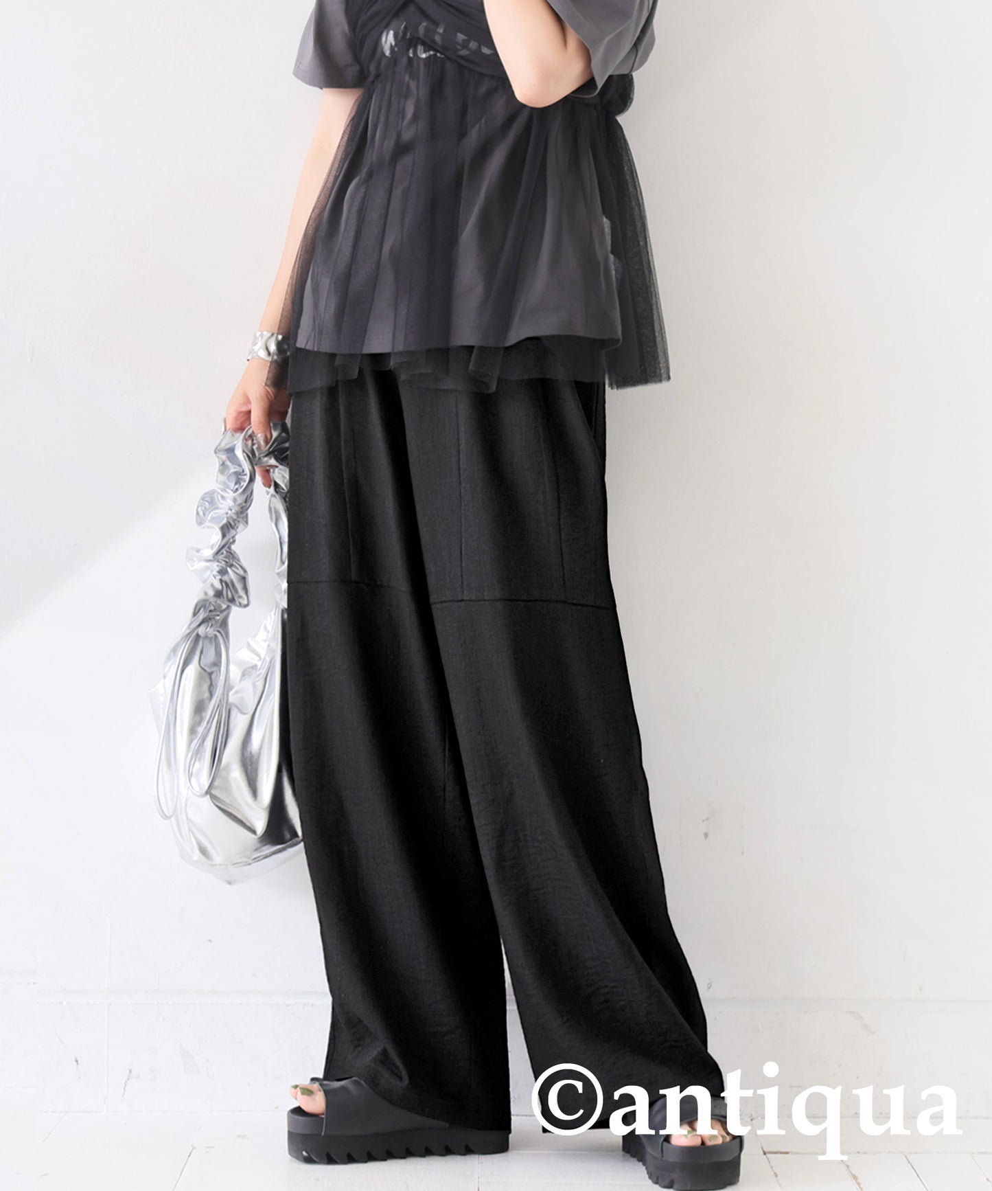 Rayon Wide Pants Ladies