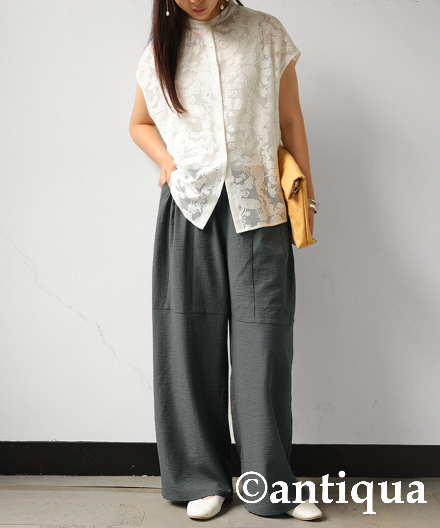 Rayon Wide Pants Ladies