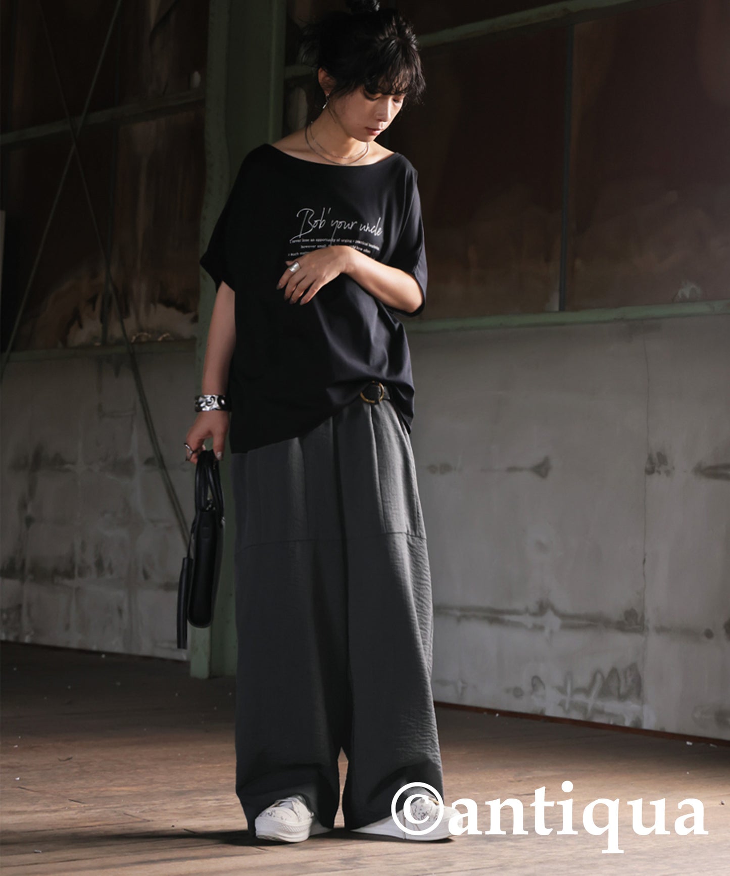 Rayon Wide Pants Ladies