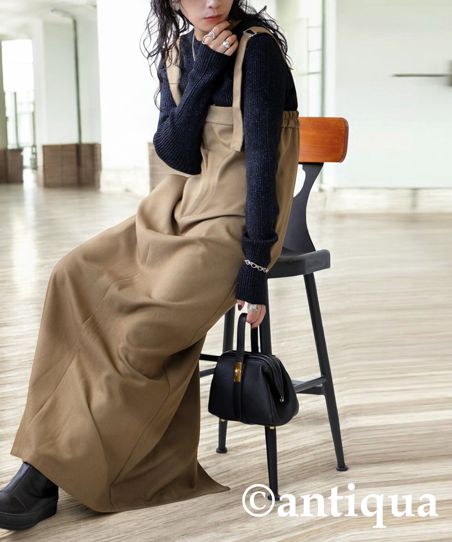 Glitter Rib Knit Ladies