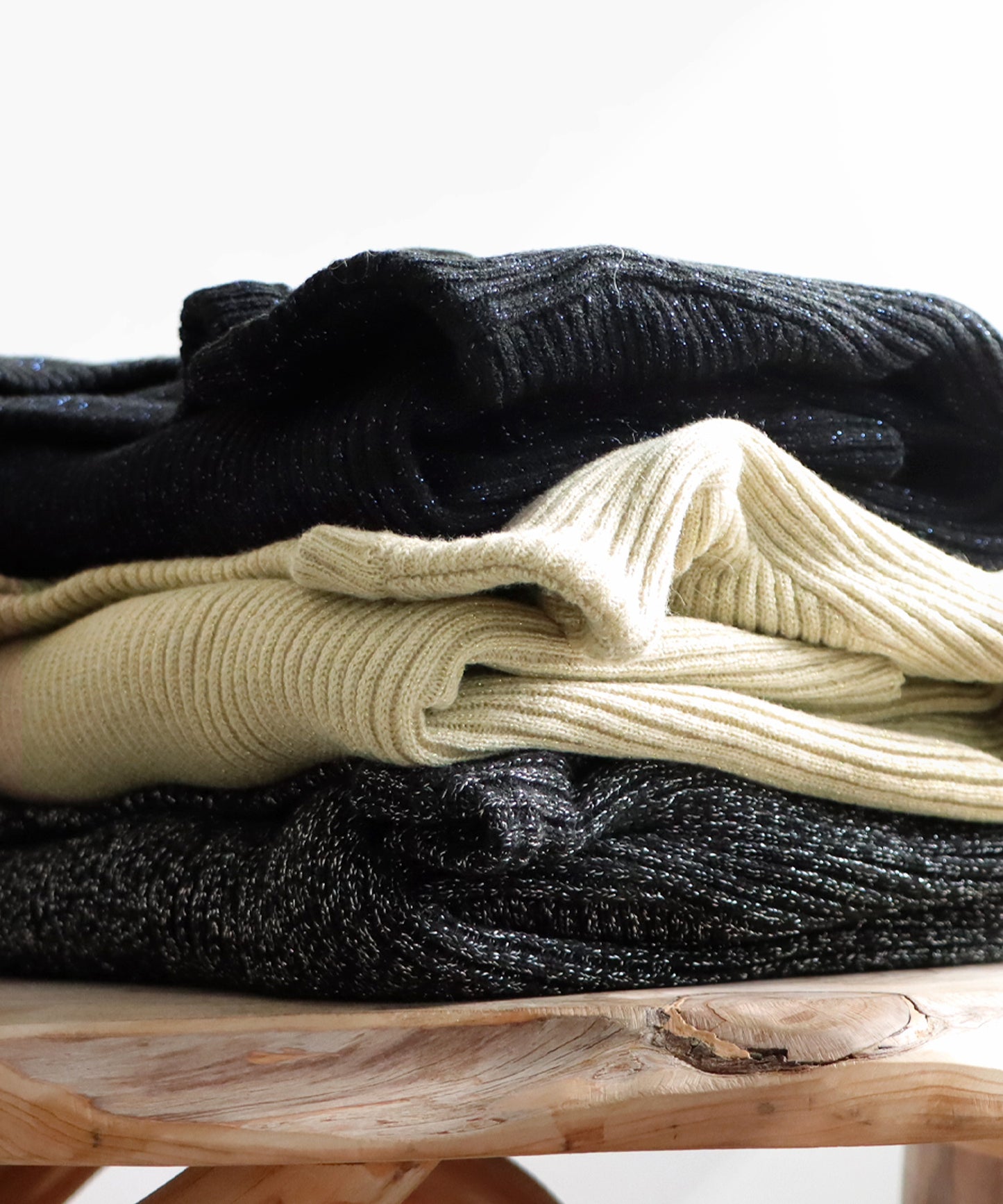 Glitter Rib Knit Ladies