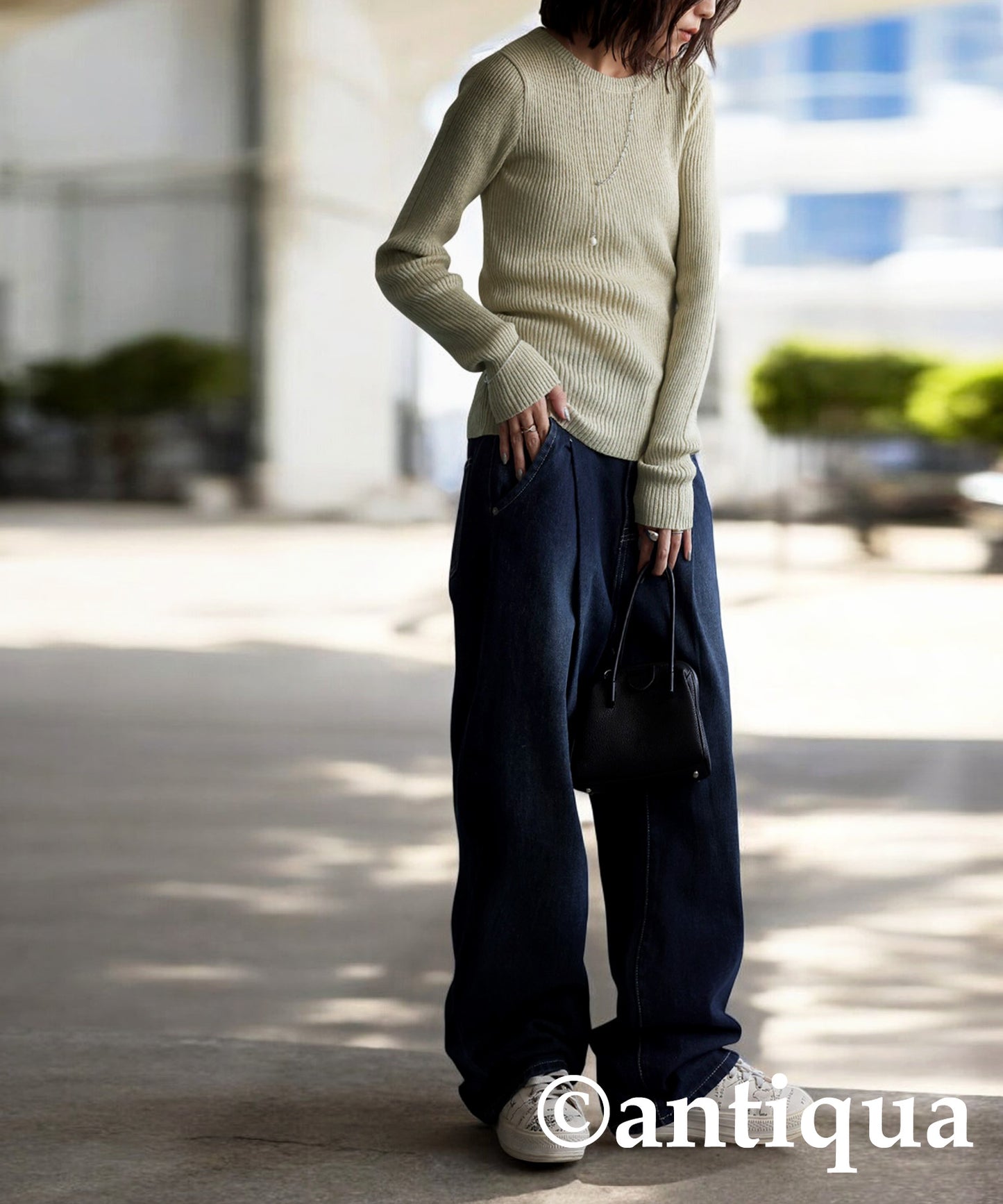 Glitter Rib Knit Ladies