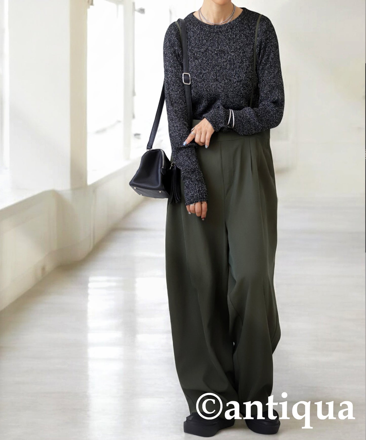 Glitter Rib Knit Ladies