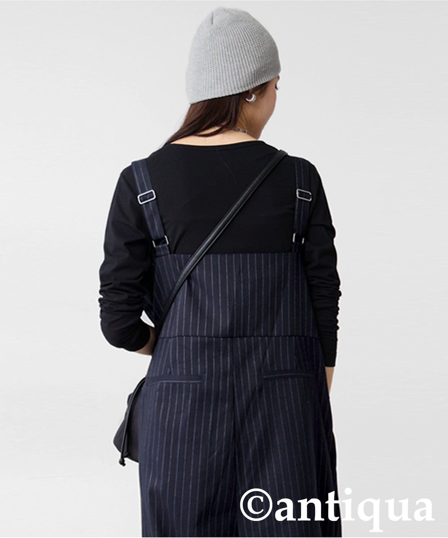 Pinstripe Overalls Ladies