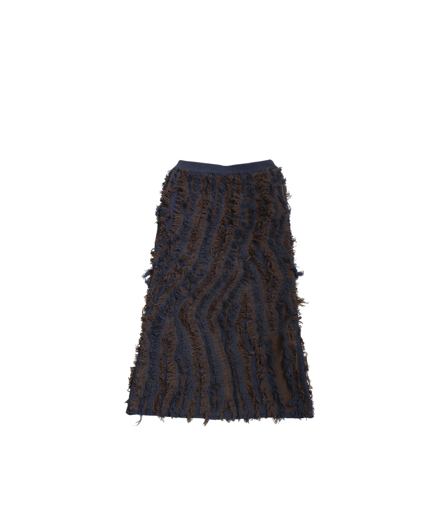 Fringe Knit Skirt Ladies