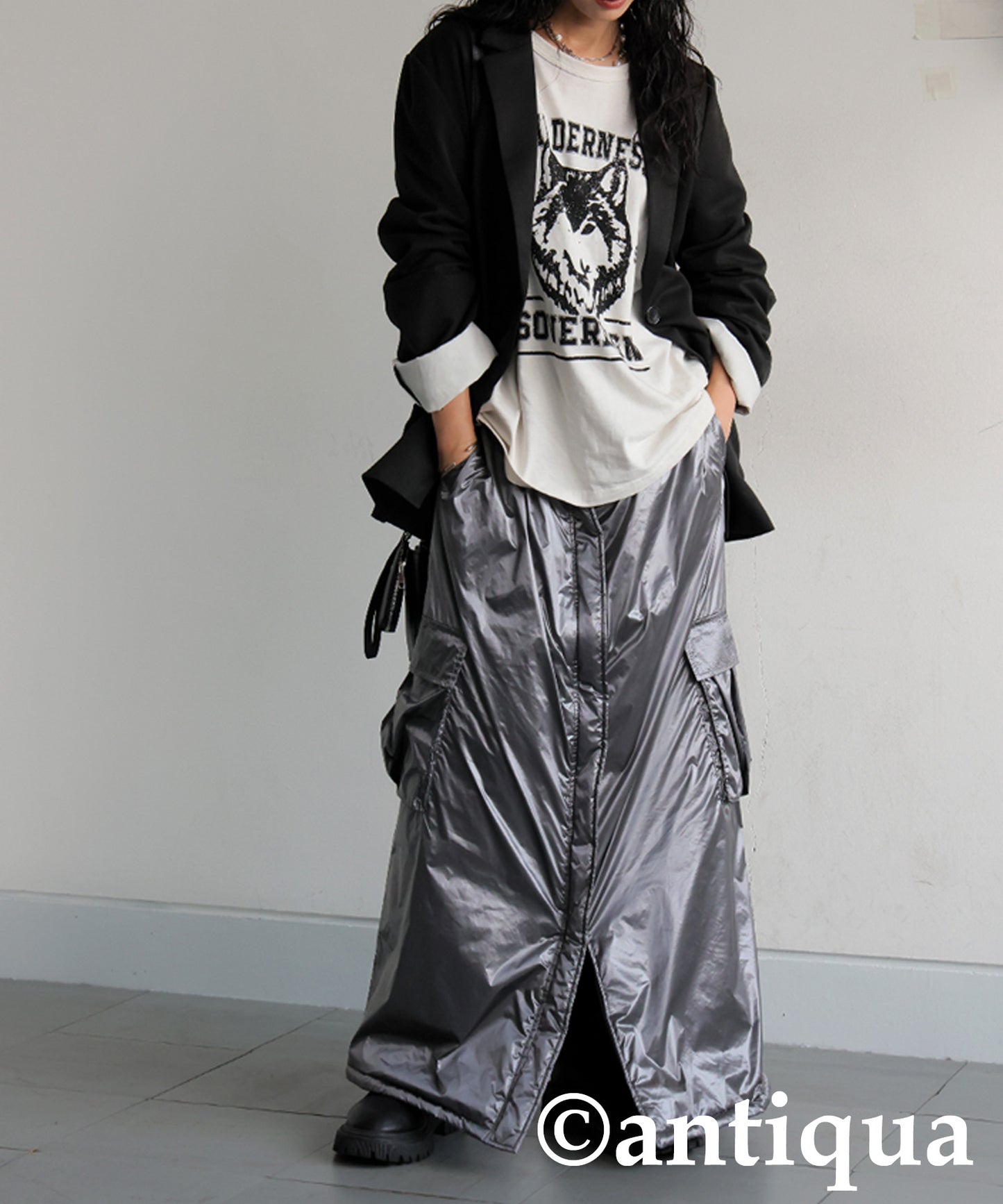 Padded Cargo Skirt Ladies