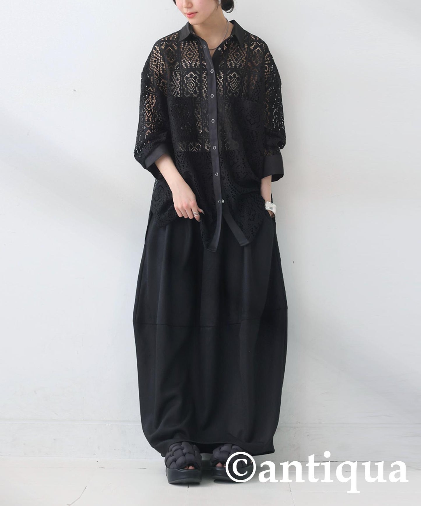 Ladies Gathered Cocoon Skirt