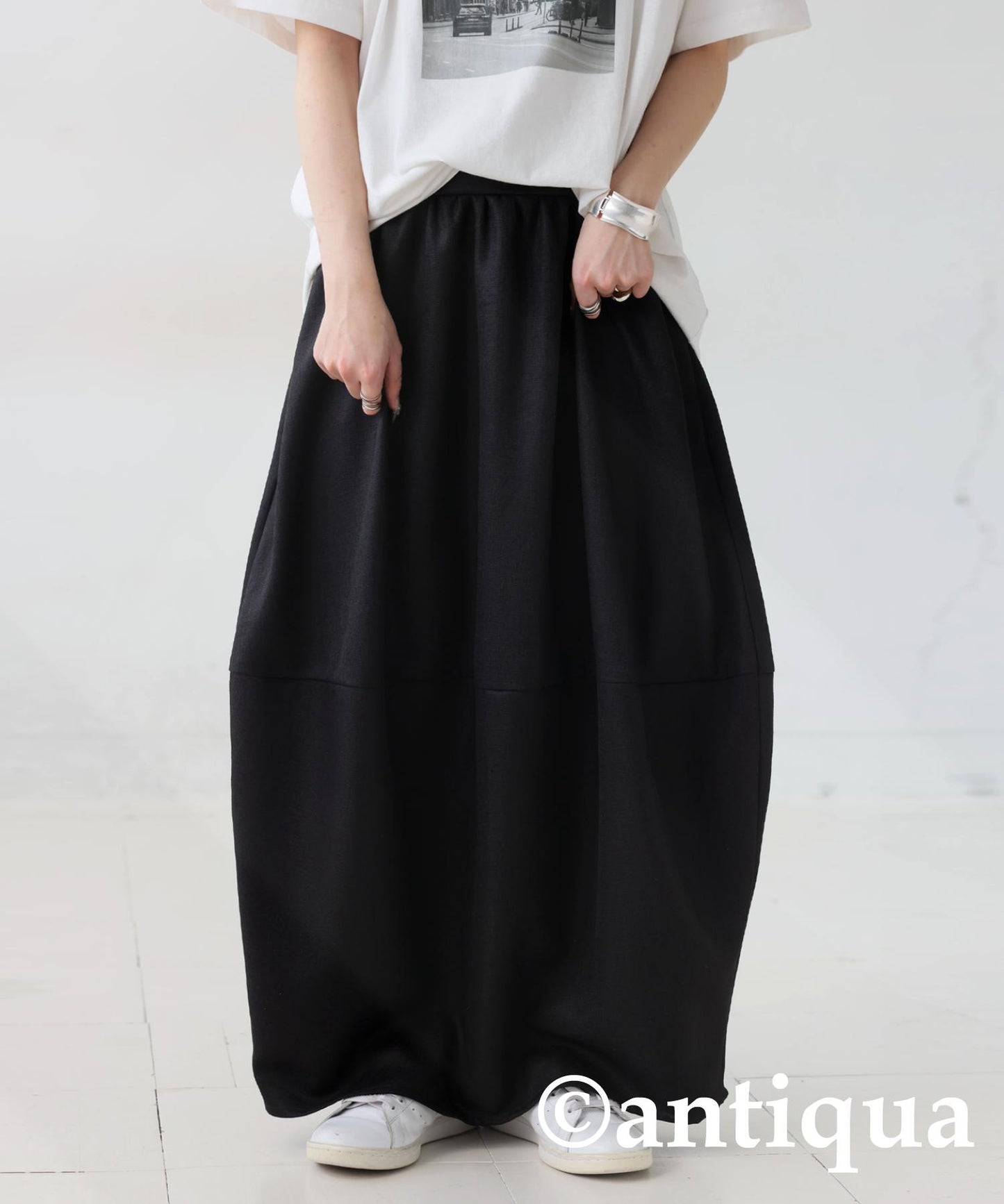 Ladies Gathered Cocoon Skirt