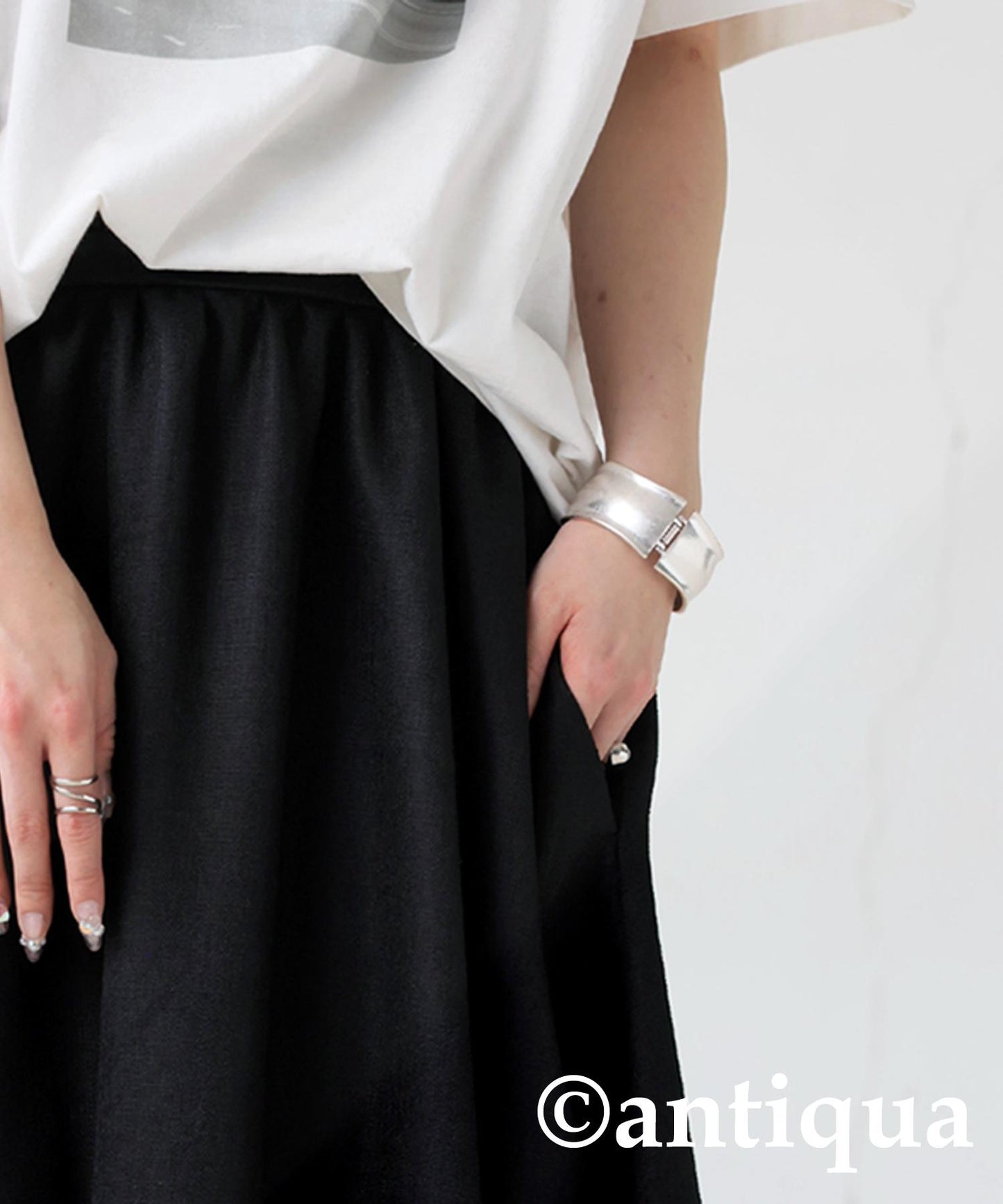 Ladies Gathered Cocoon Skirt