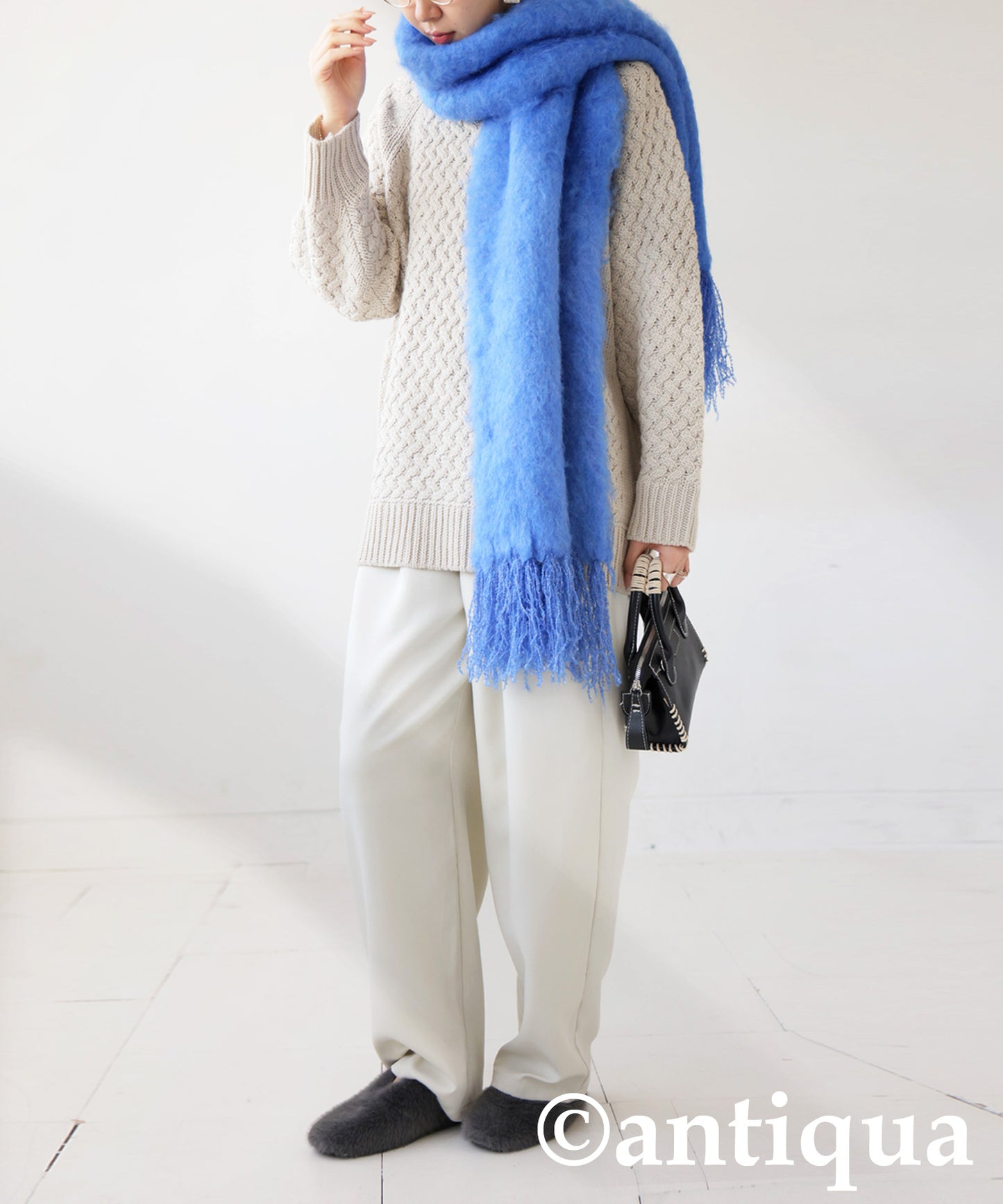 Fringe Muffler Ladies