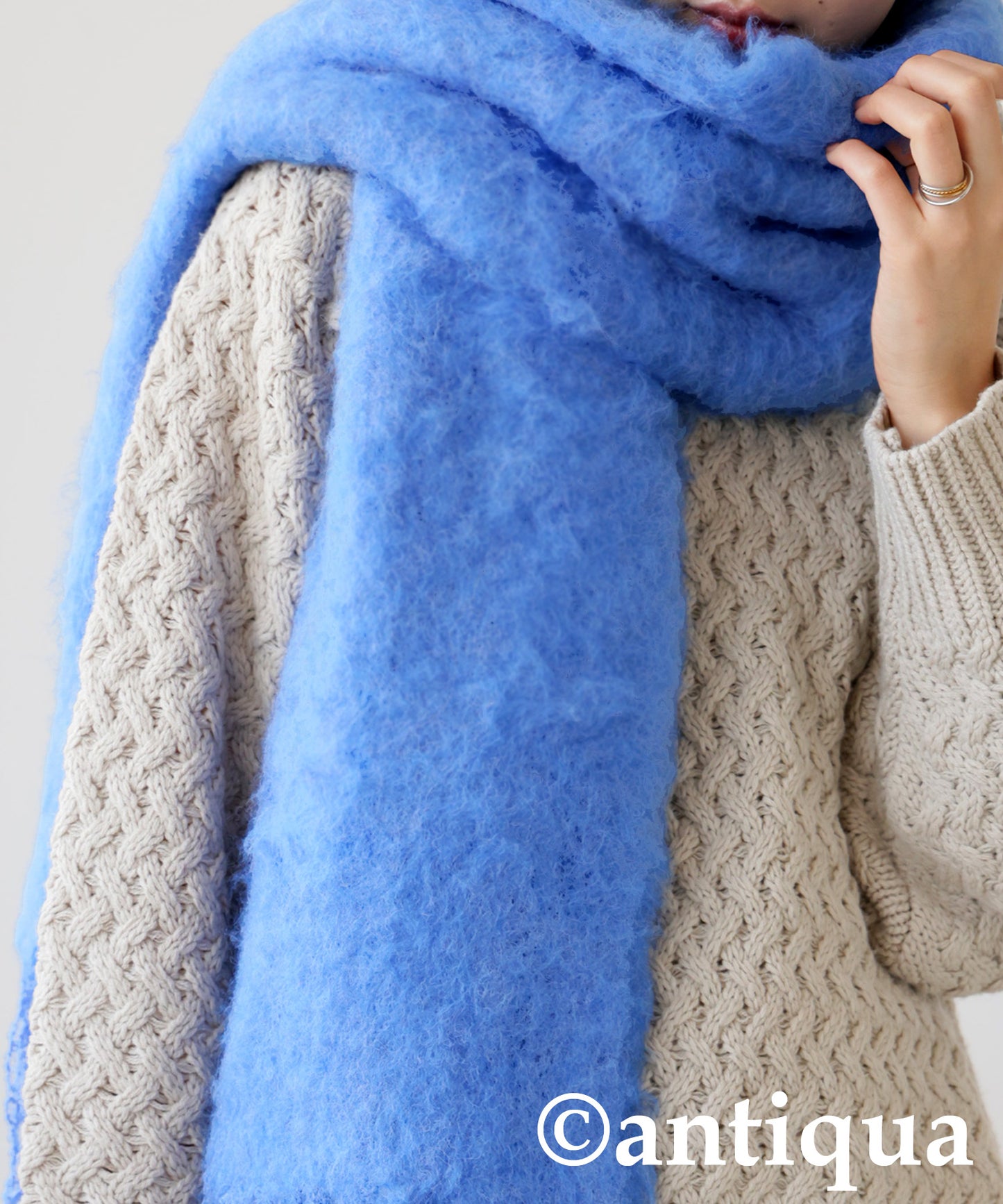 Fringe Muffler Ladies