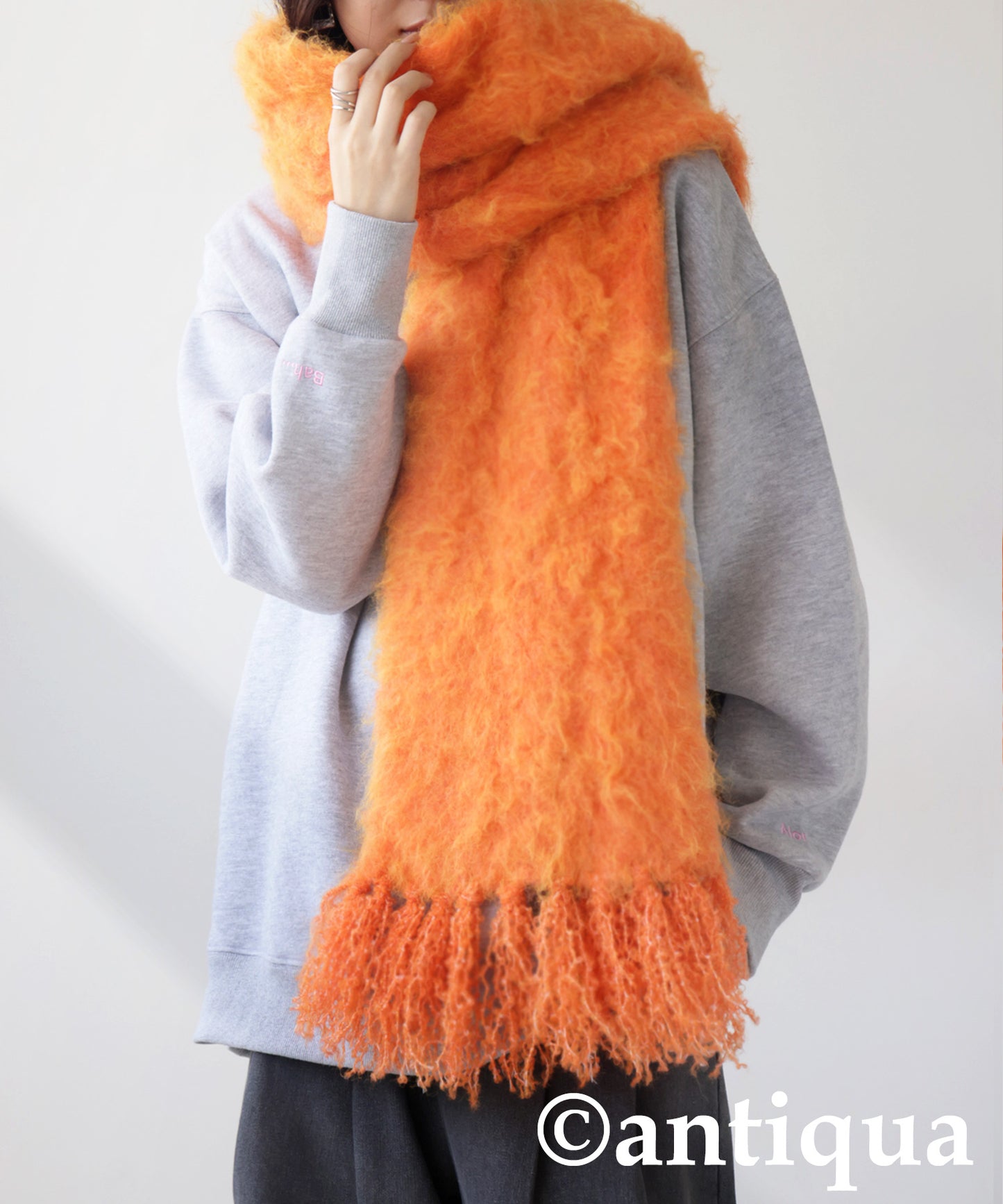 Fringe Muffler Ladies
