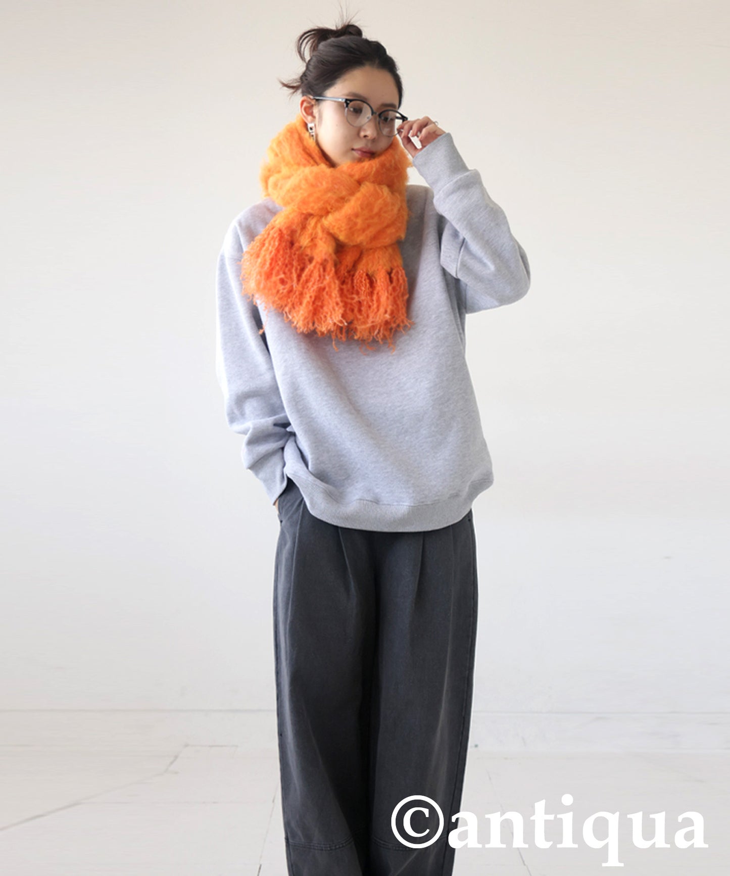 Fringe Muffler Ladies