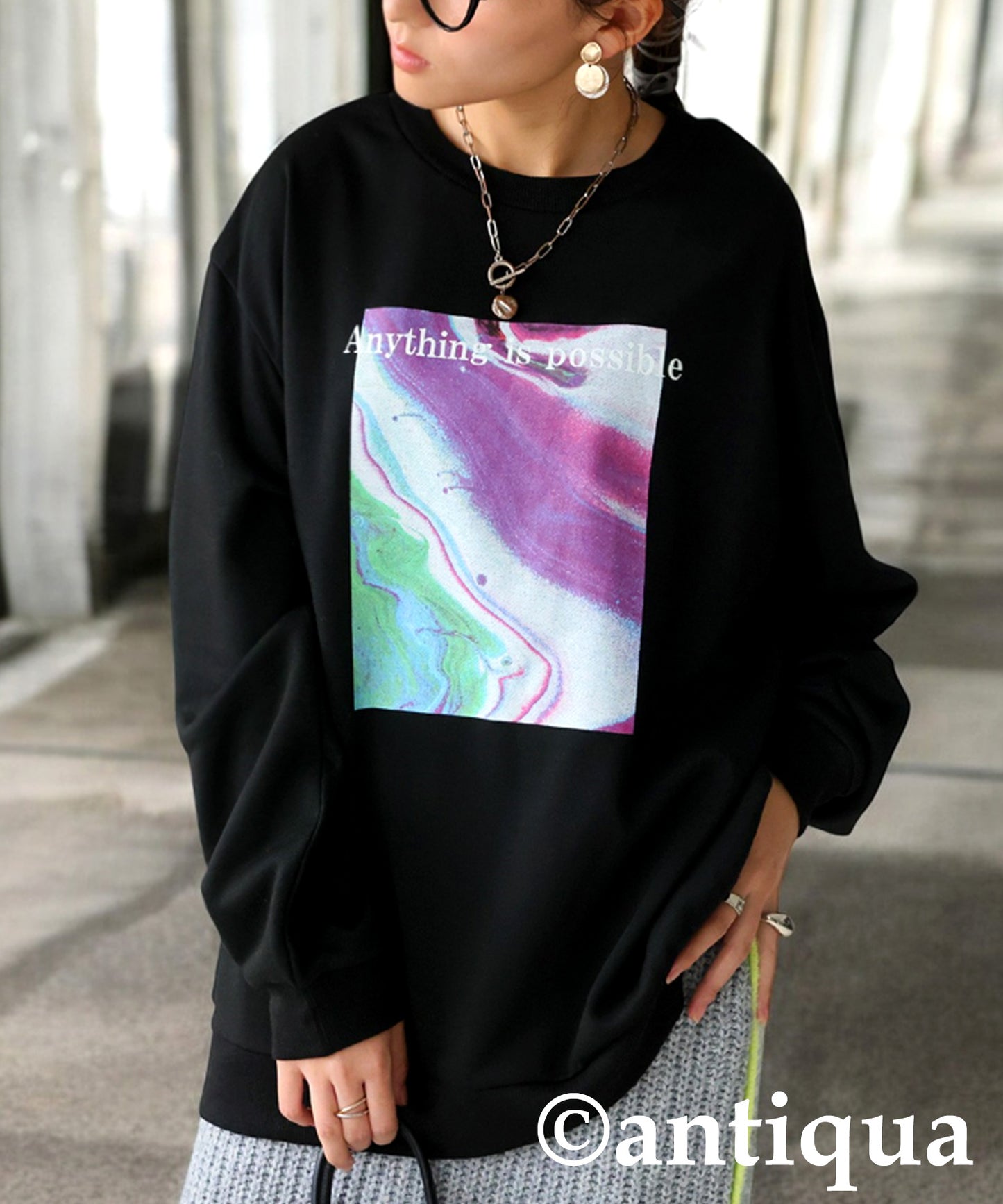 Print Design Tops Ladies