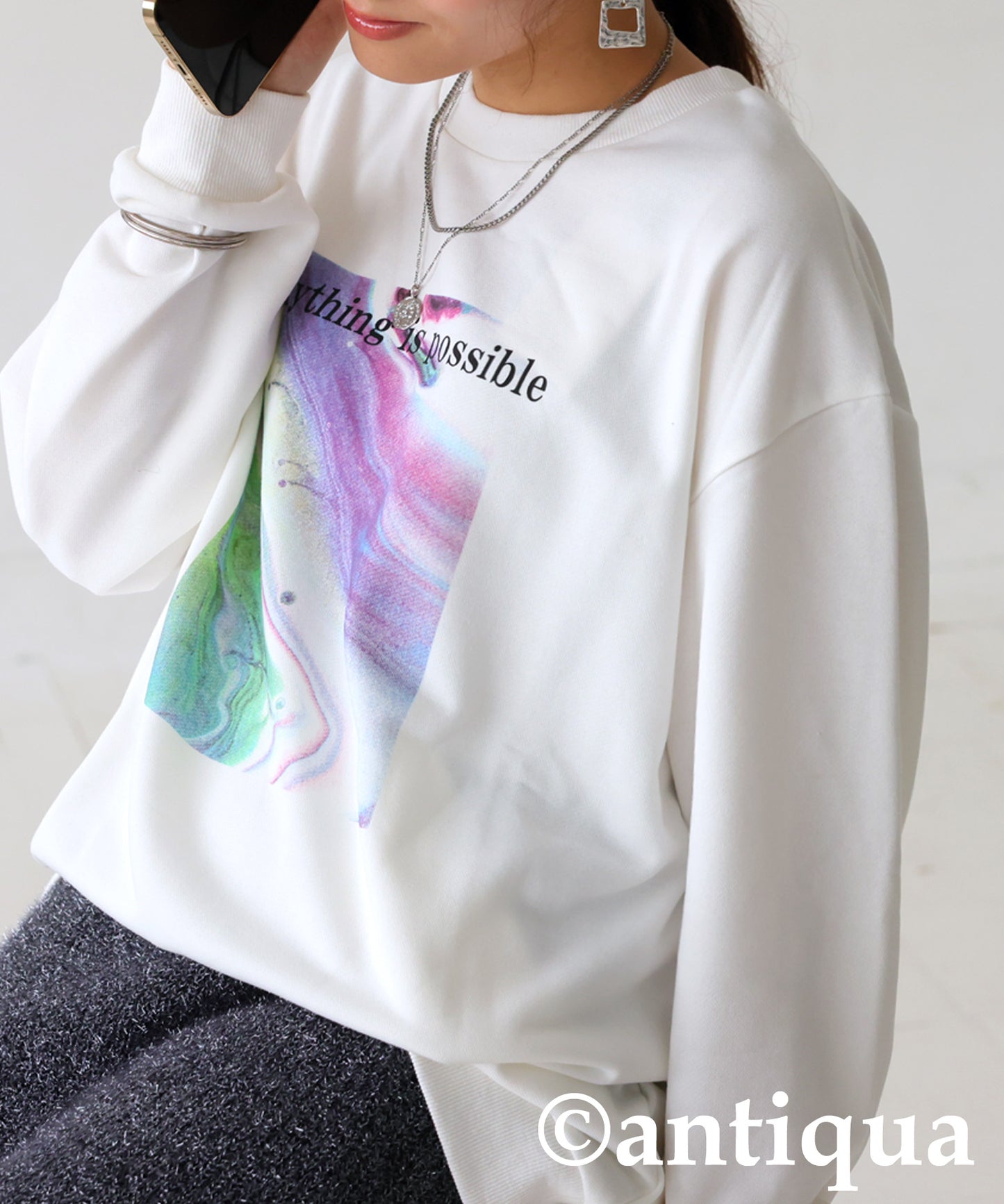 Print Design Tops Ladies