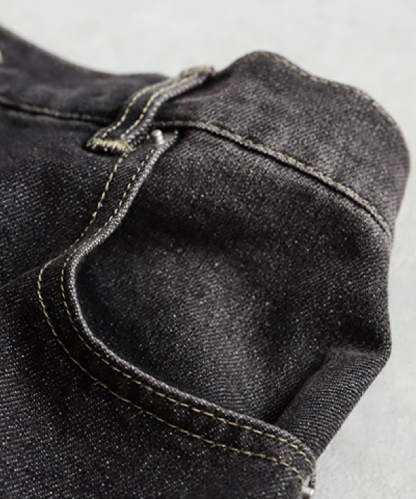 Ladies Distressed Denim Skirt