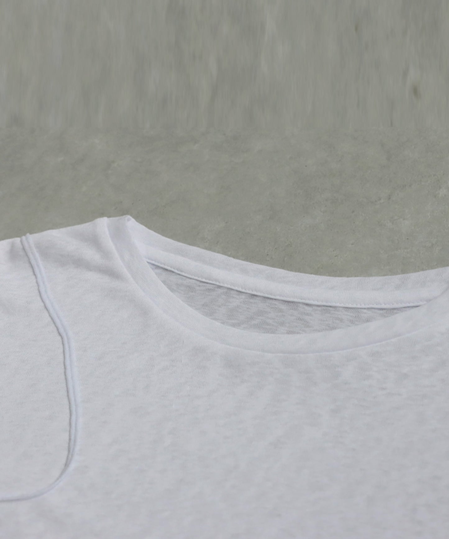 Ladies Tape Design Slub Cut And Sew