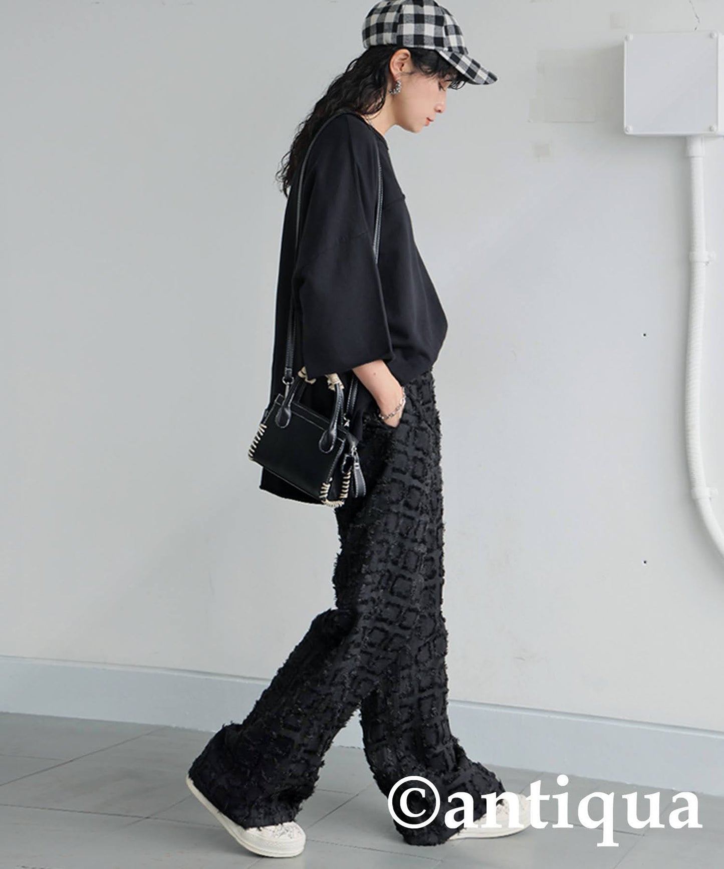 Ladies Fringe Jacquard Pants