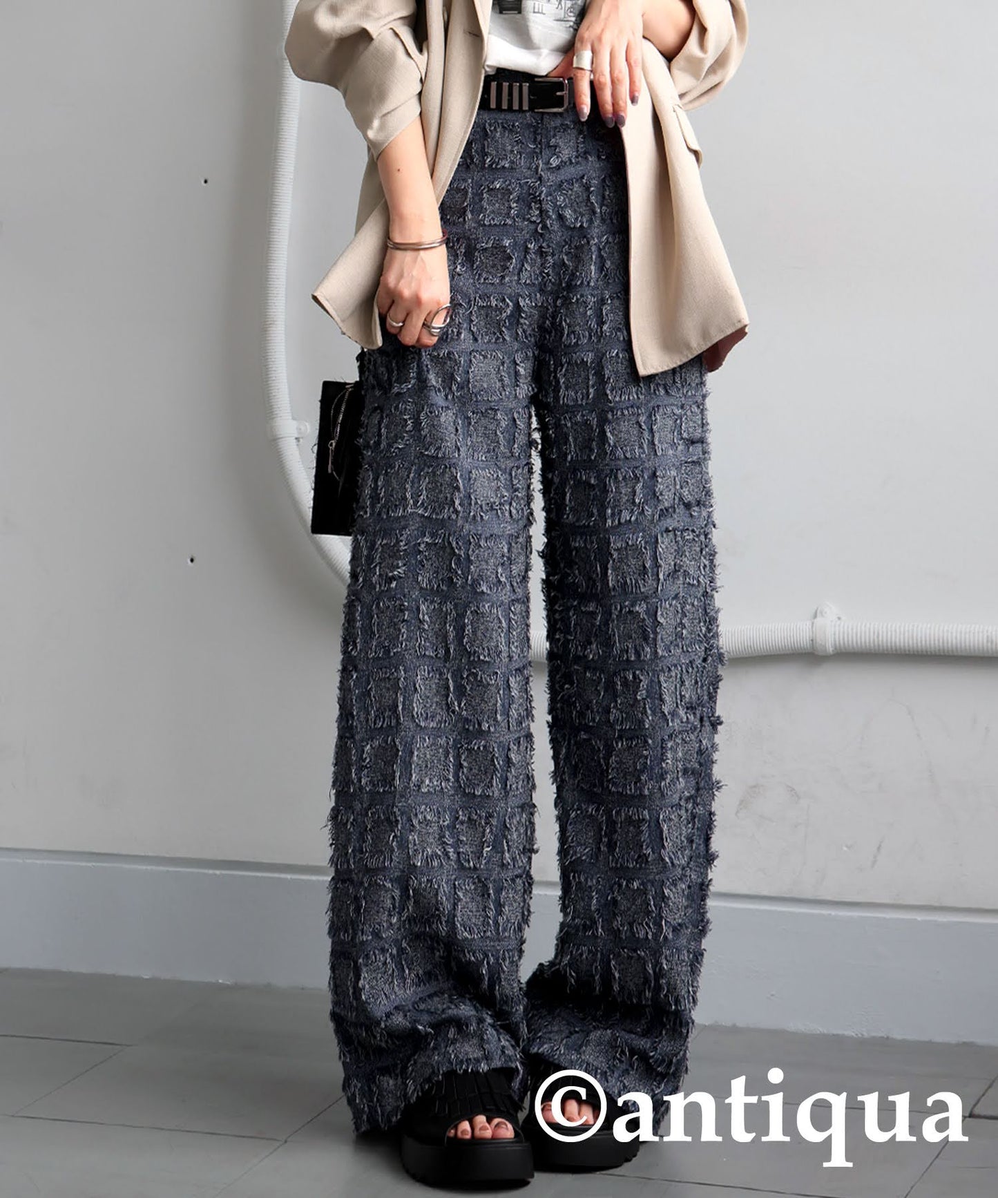 Ladies Fringe Jacquard Pants