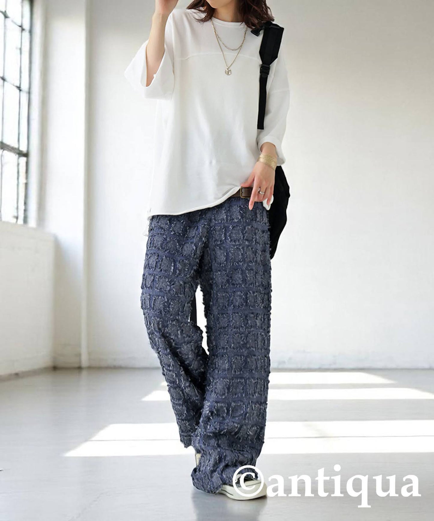 Ladies Fringe Jacquard Pants
