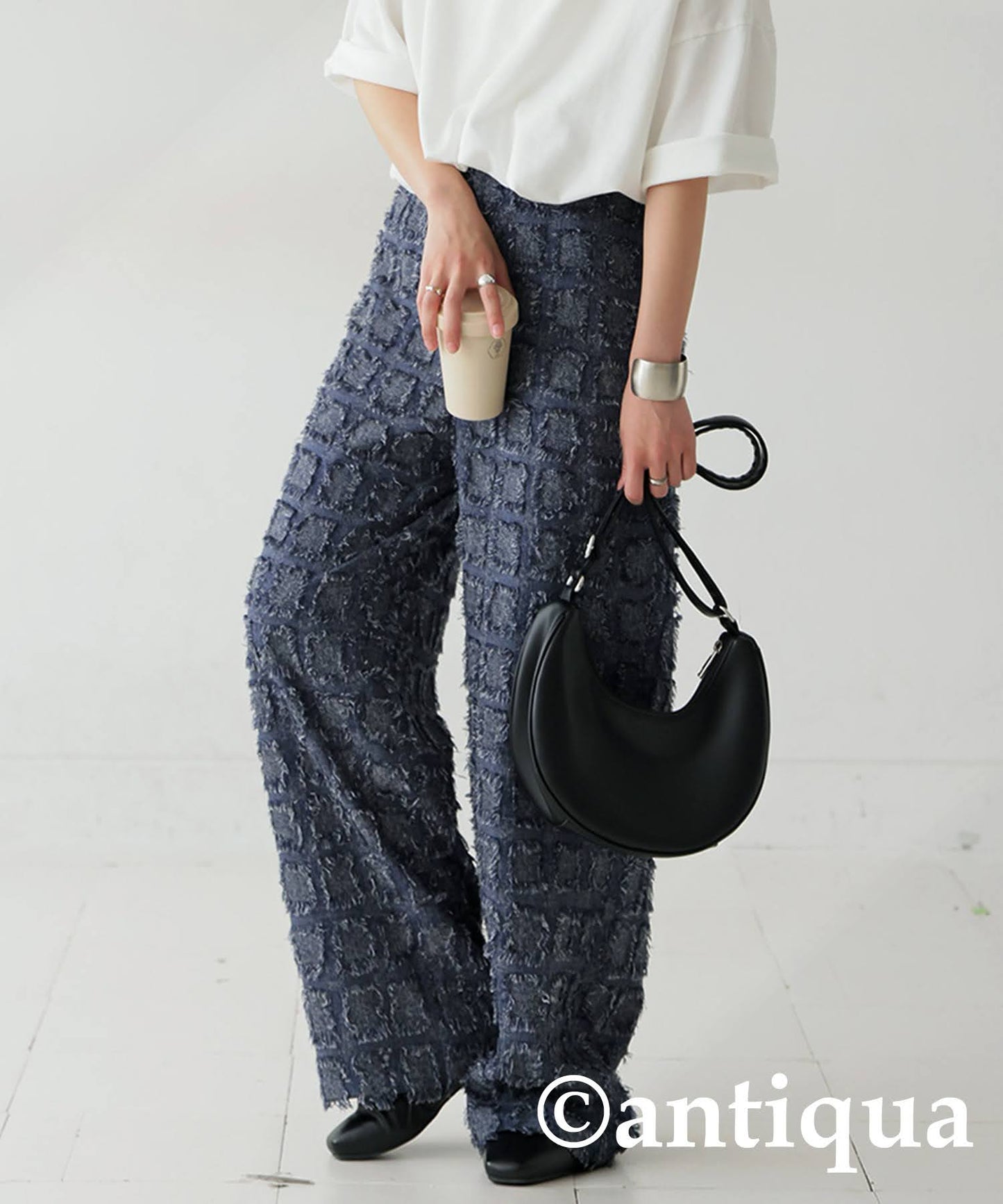Ladies Fringe Jacquard Pants