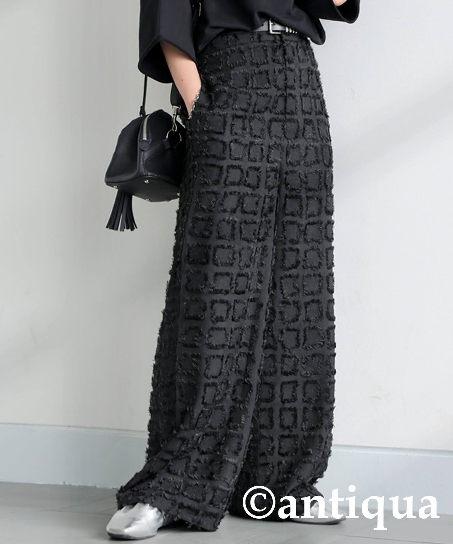 Ladies Fringe Jacquard Pants