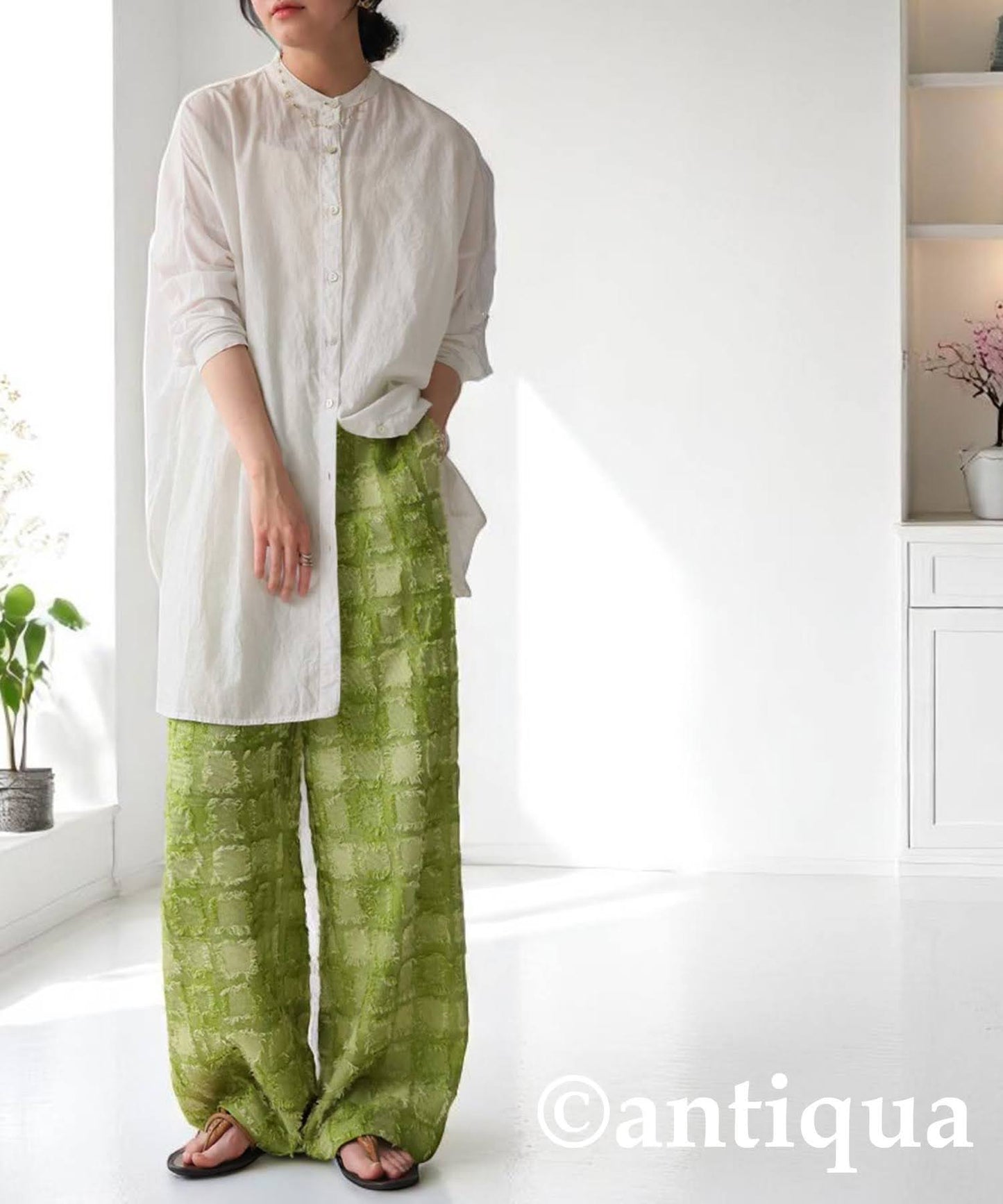 Ladies Fringe Jacquard Pants