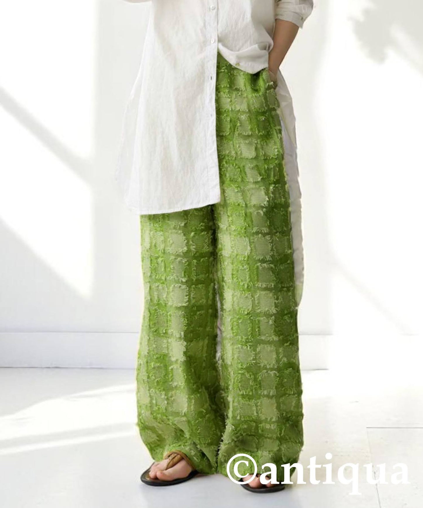 Ladies Fringe Jacquard Pants