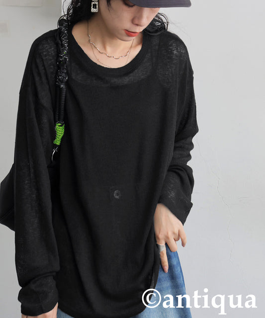 Ladies Heather Slub Tops