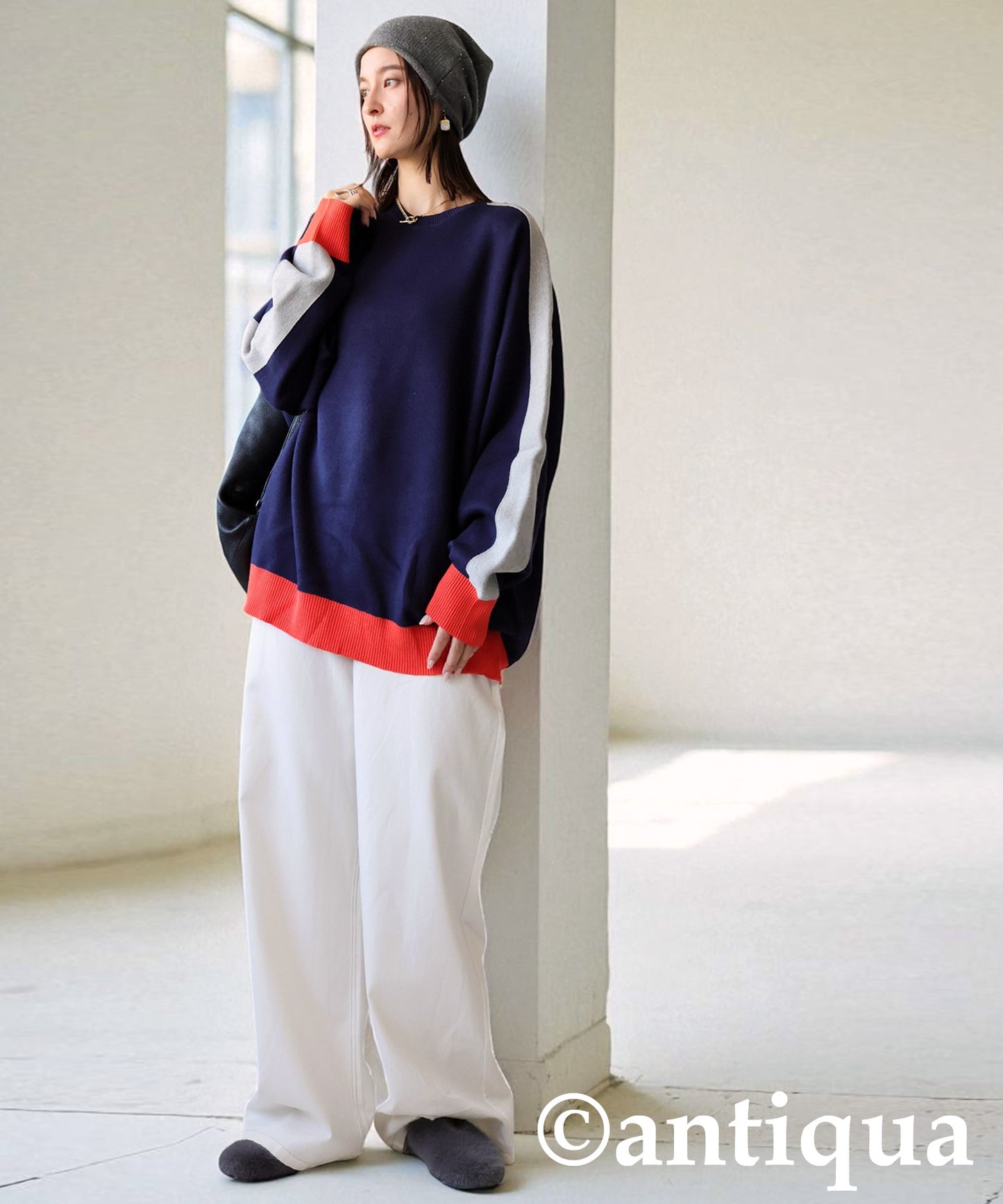 Pearl Knit Hat Ladies